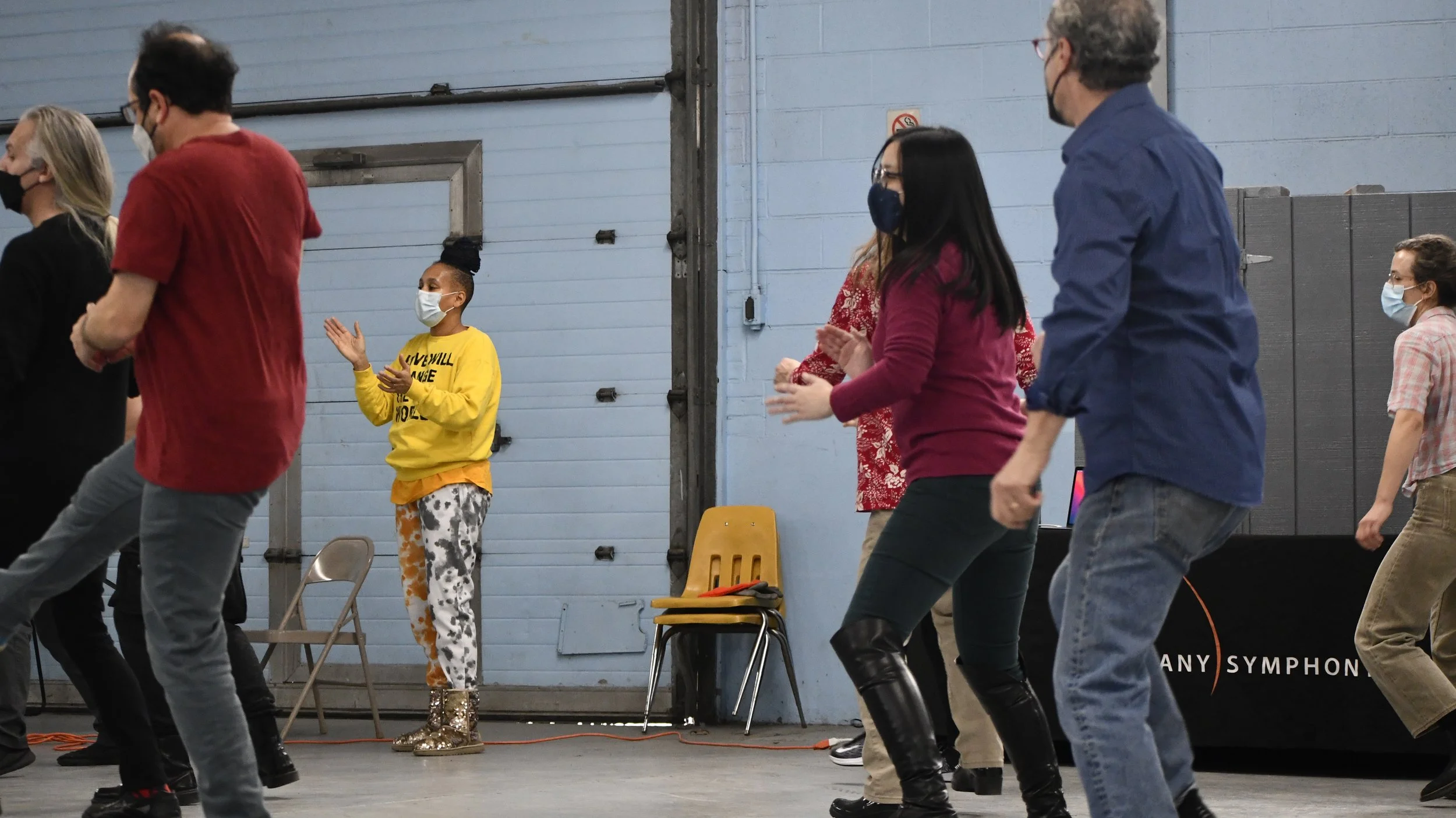  Adia getting ready to lead a Haitian Kontradans. 
