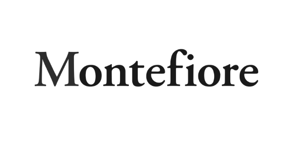 Montefiore logo with black text on a white background