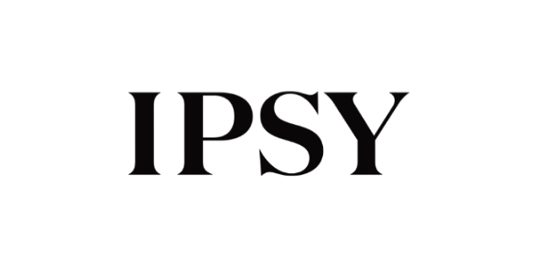 The word 'IPSY' written in bold, black letters on a white background.