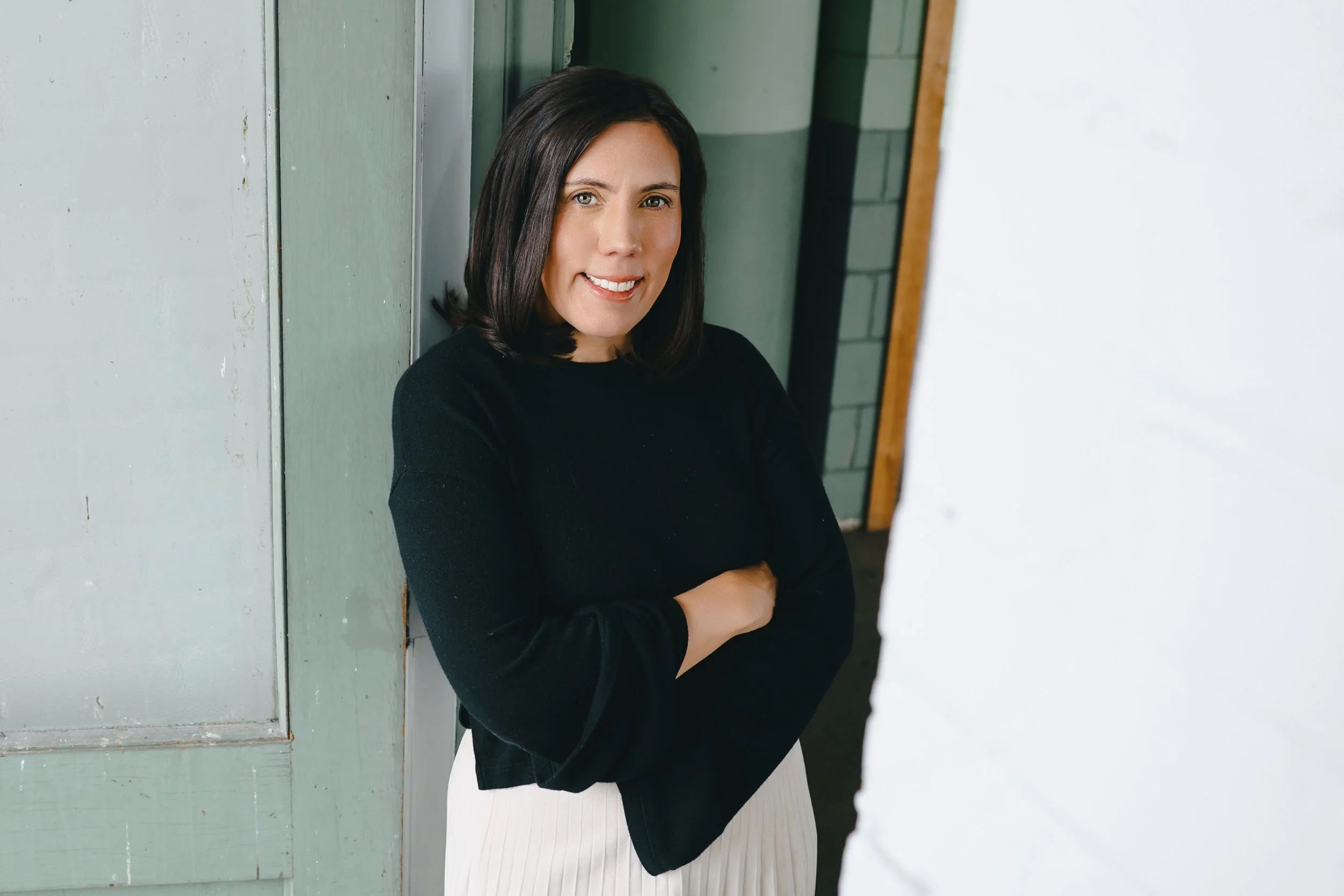 Bria Bergman, Co-Founder and CCO of the Detroit Design District, and Vice President, DDD Detroit Independent Study Program Board of Directors.