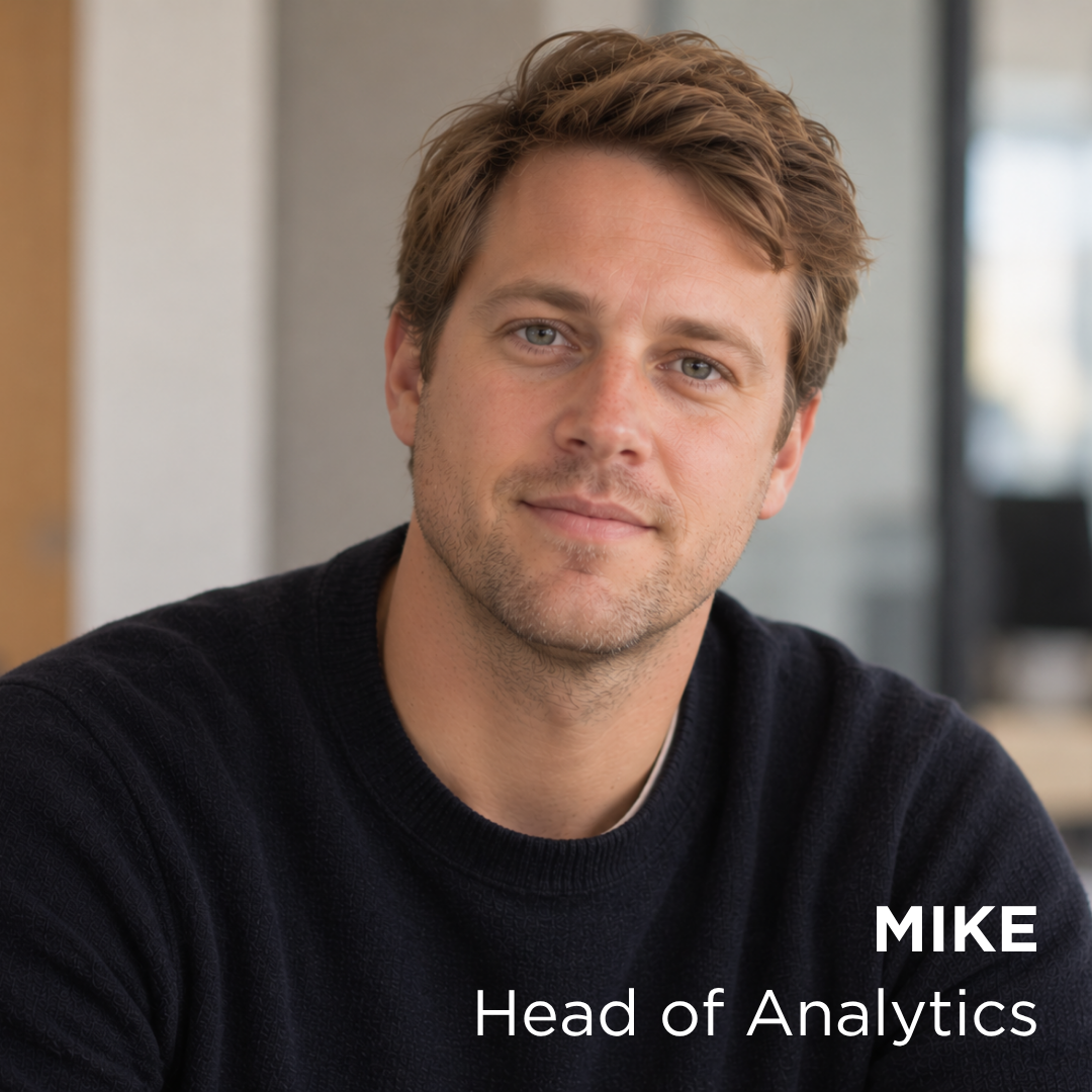 Mike, Head of Analytics