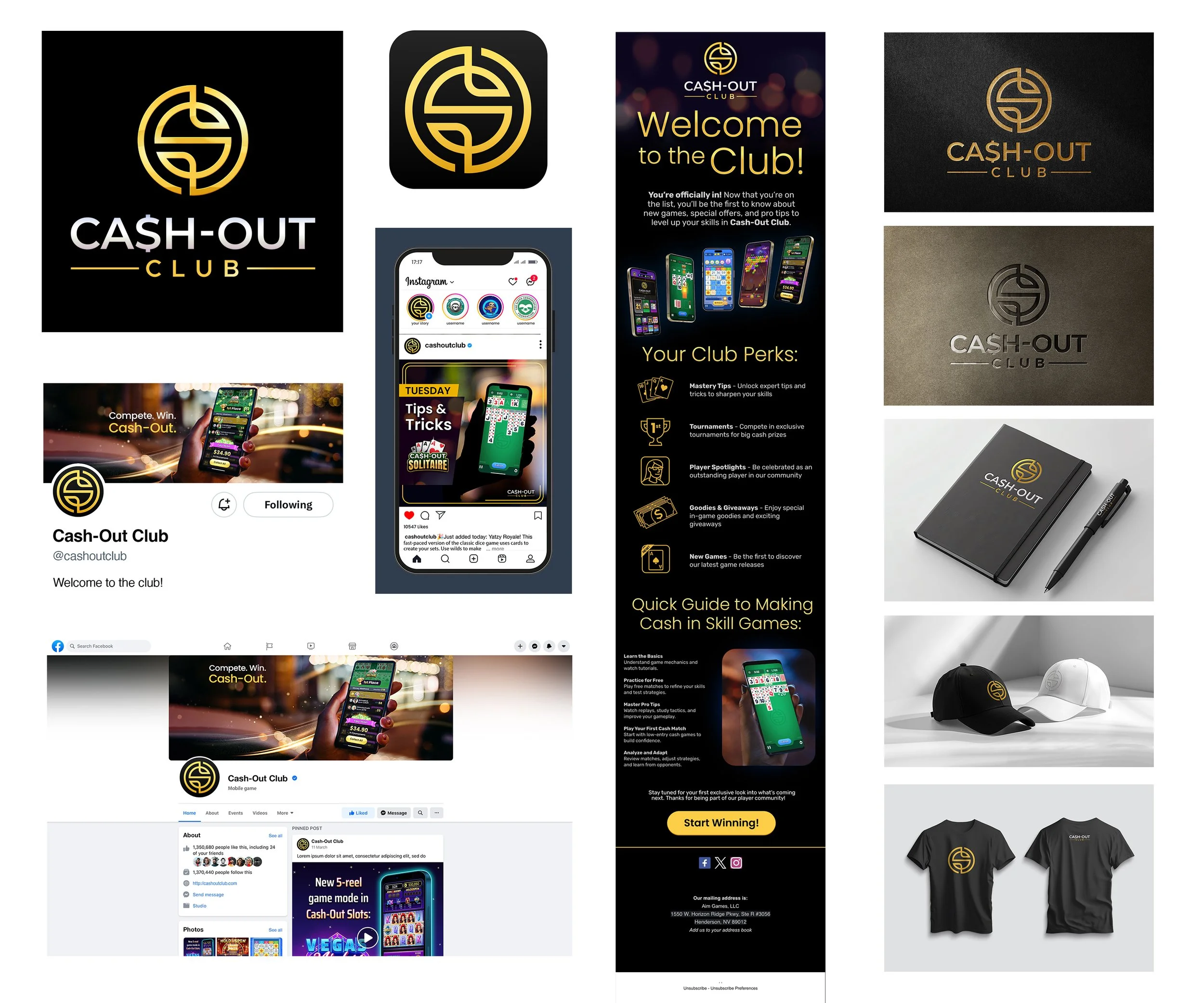 Cash-Out Club Branding