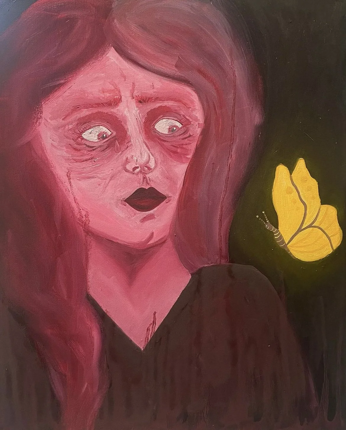 grief oil painting