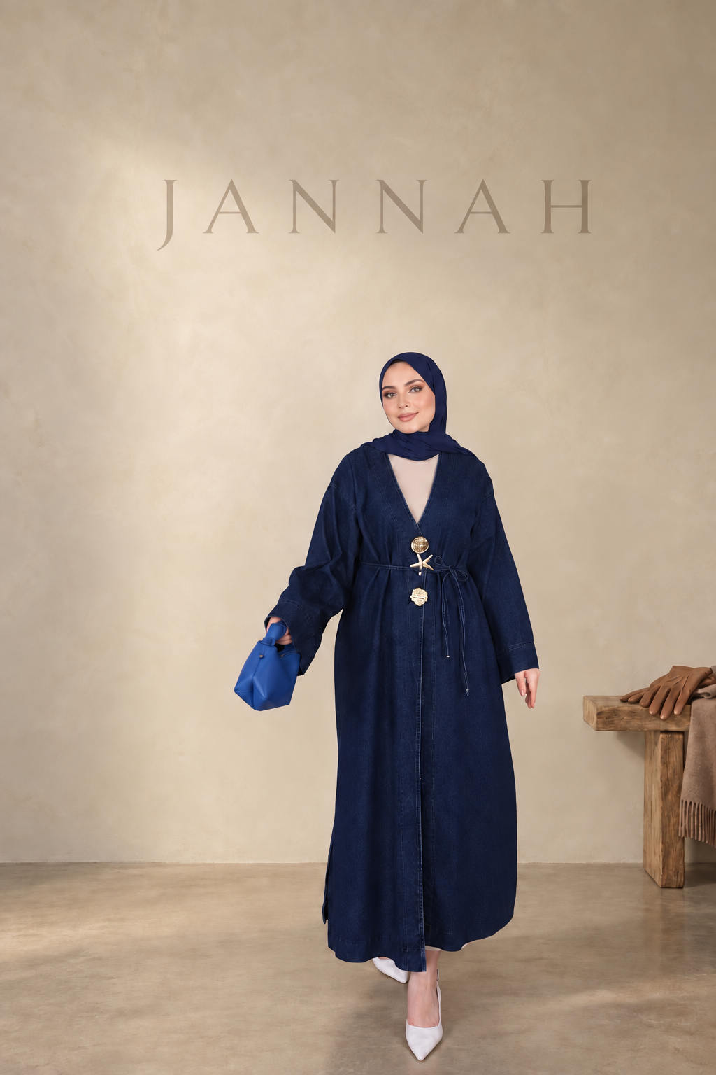 Dark Blue coat — front