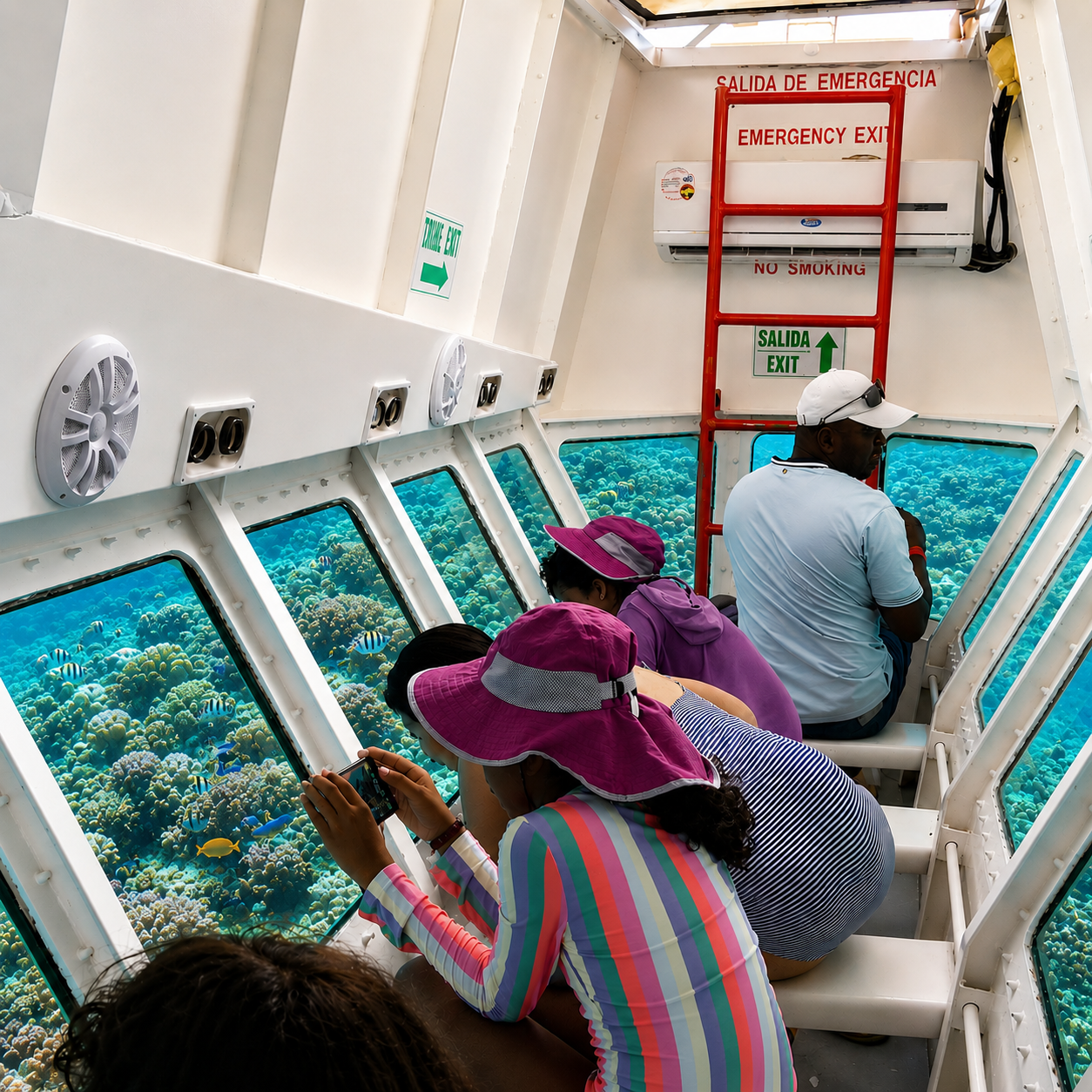 Glass Bottom Boat Tour of Reef