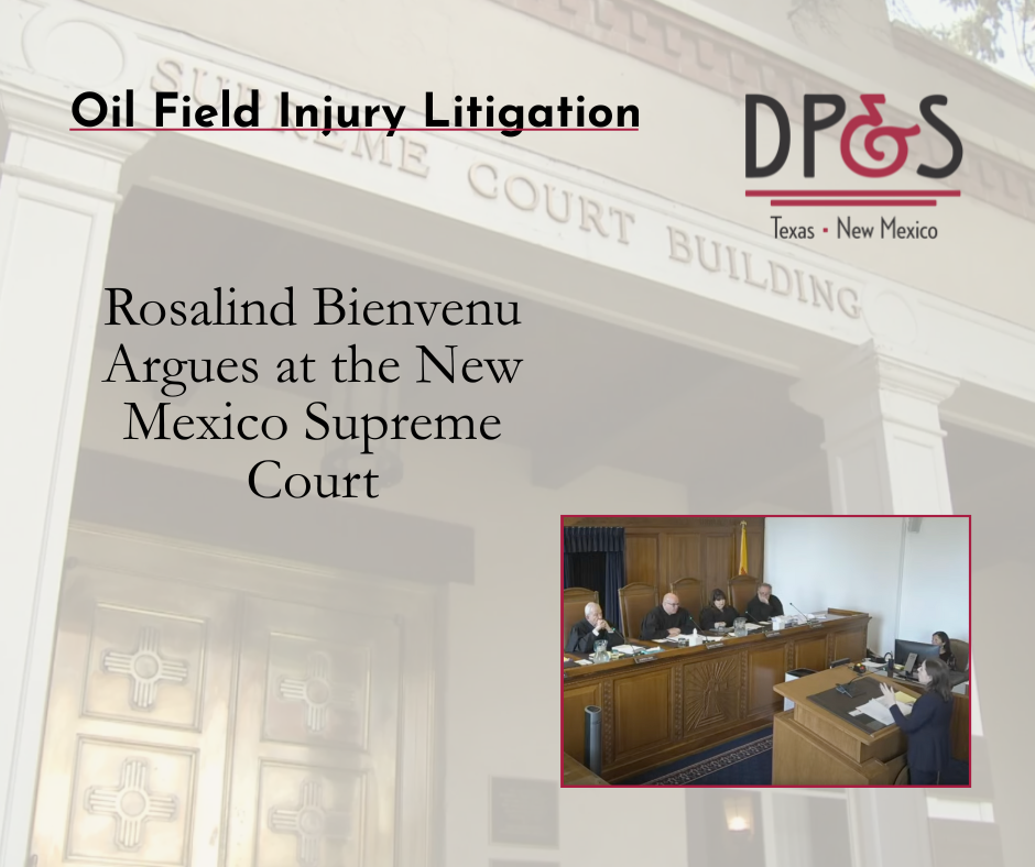 Roz Bienvenu Argues at the New Mexico Supreme Court&nbsp;