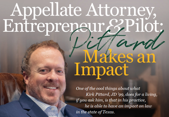 Kirk Pittard featured in Docket Call!