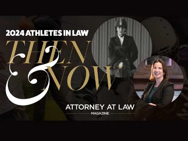 Shelby White featured in the 2024 Athletes in Law Special Issue