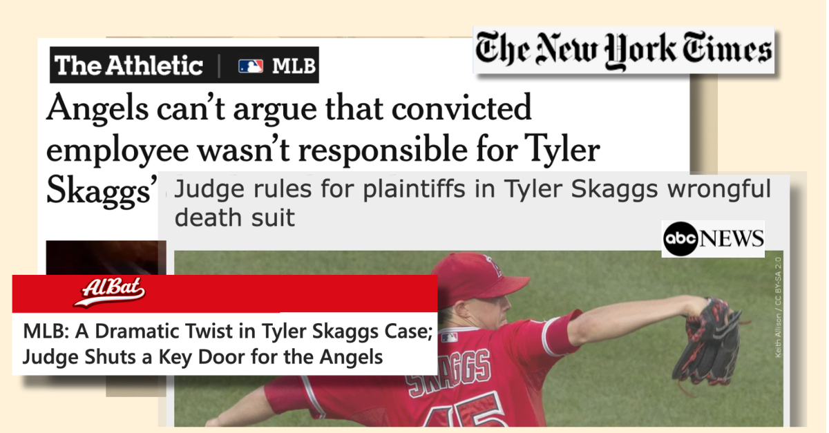 Pivotal ruing in Tyler Skaggs wrongful death trial.