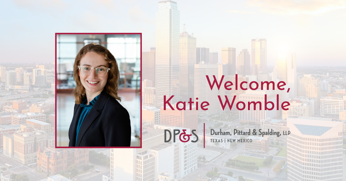 Welcome Katie Womble