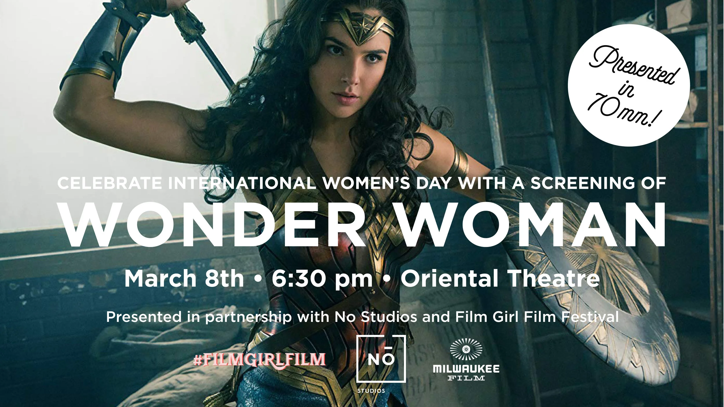 Women's History Month in Milwaukee: Wonder Woman in 70mm, Female Entrepreneurs, and #GirlBoss Films