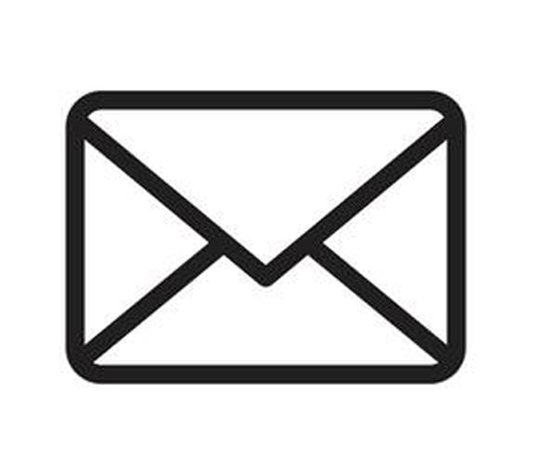 Icon of a closed envelope, representing email or messaging.