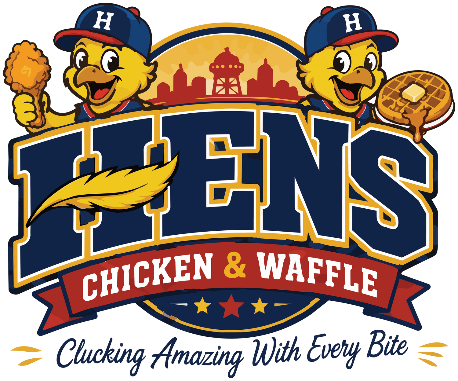 Hens Chicken &amp; Waffle
