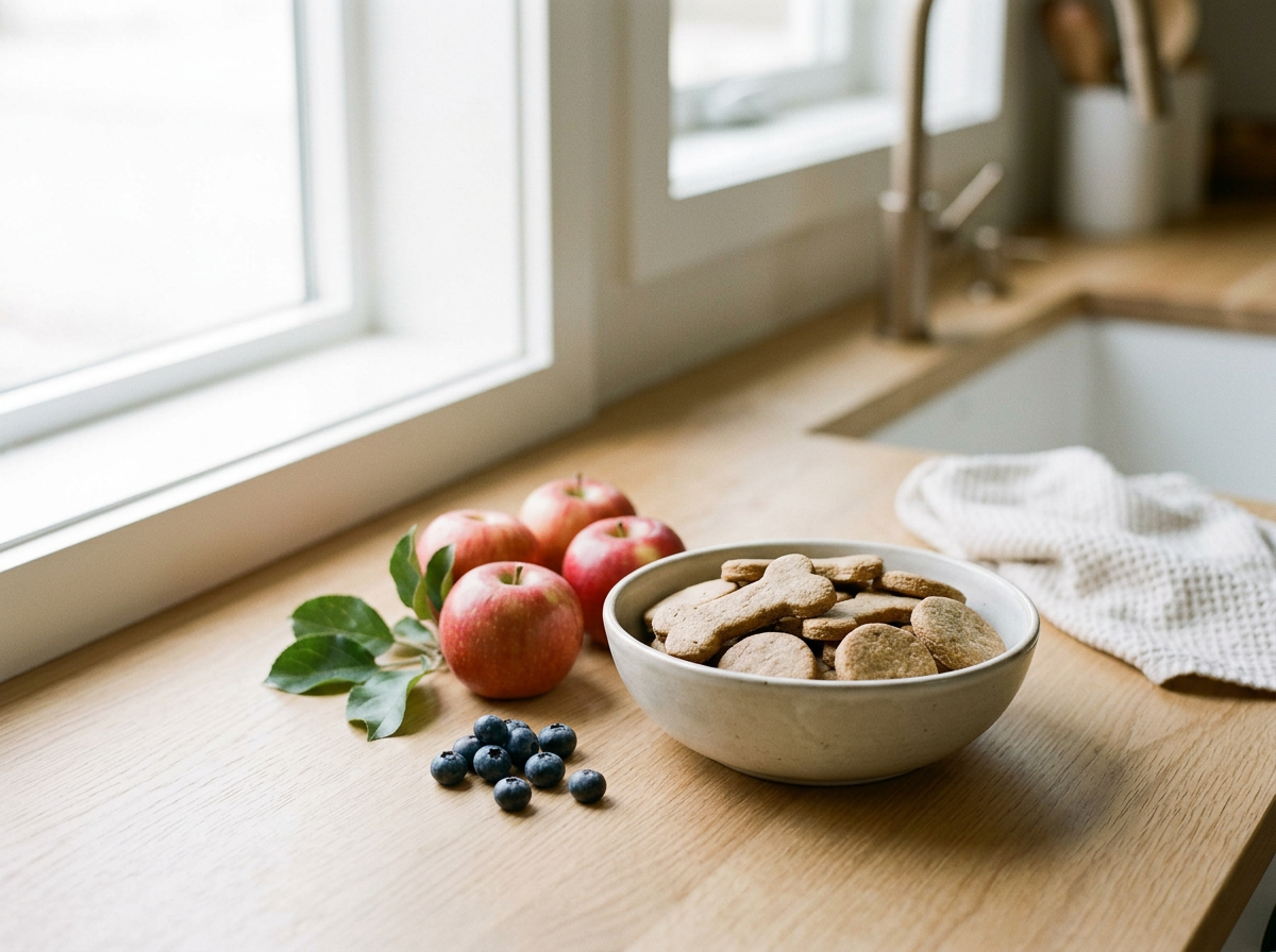 Biscuits pomme-bleuet
