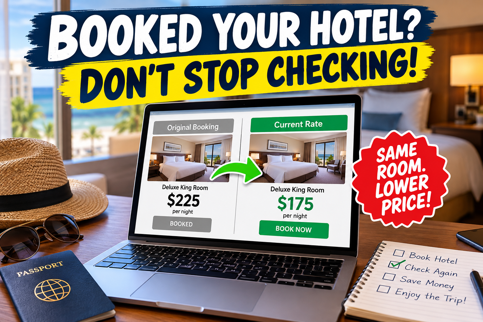 Booked Your Hotel? Don't Stop Checking the Price! You Could Save Hundreds!
