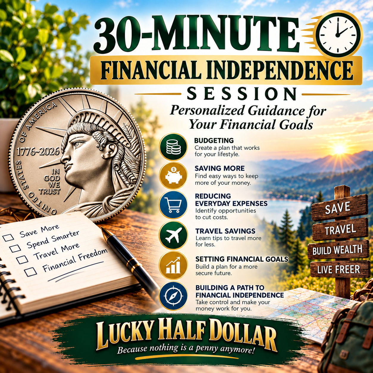 30 Minute Financial Independence Sessions