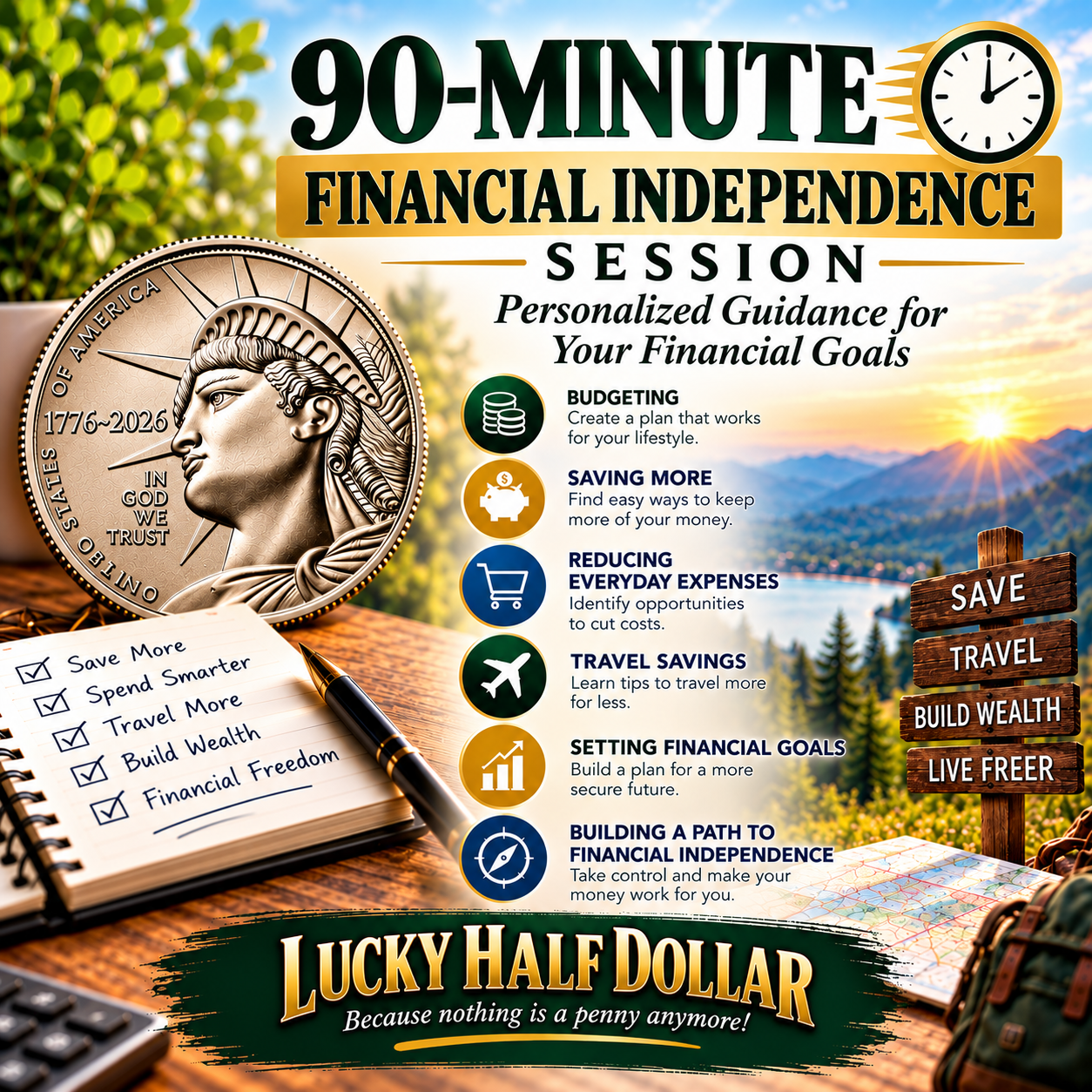 90-Minute Financial Independence Sessions