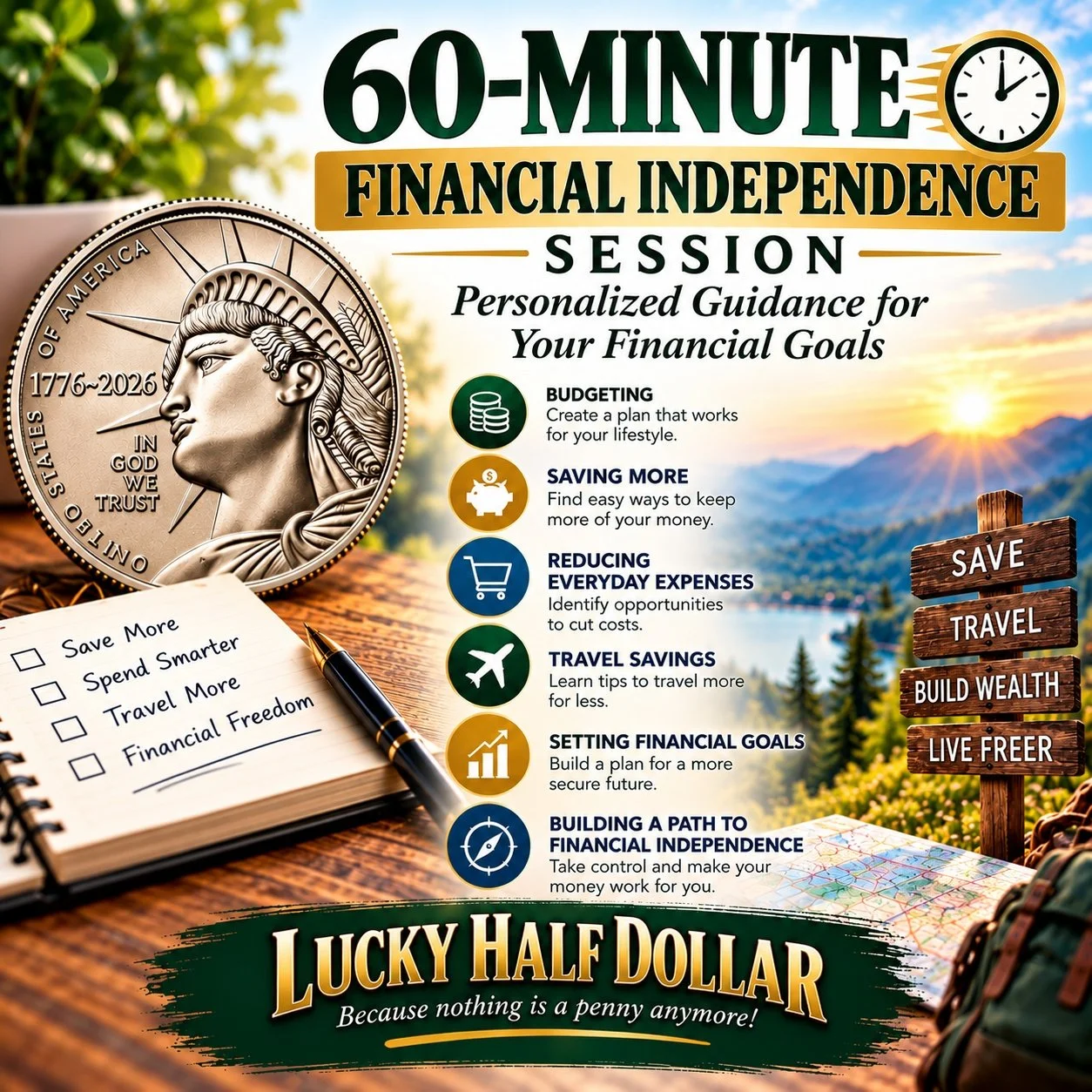 60-Minute Financial Independence Sessions