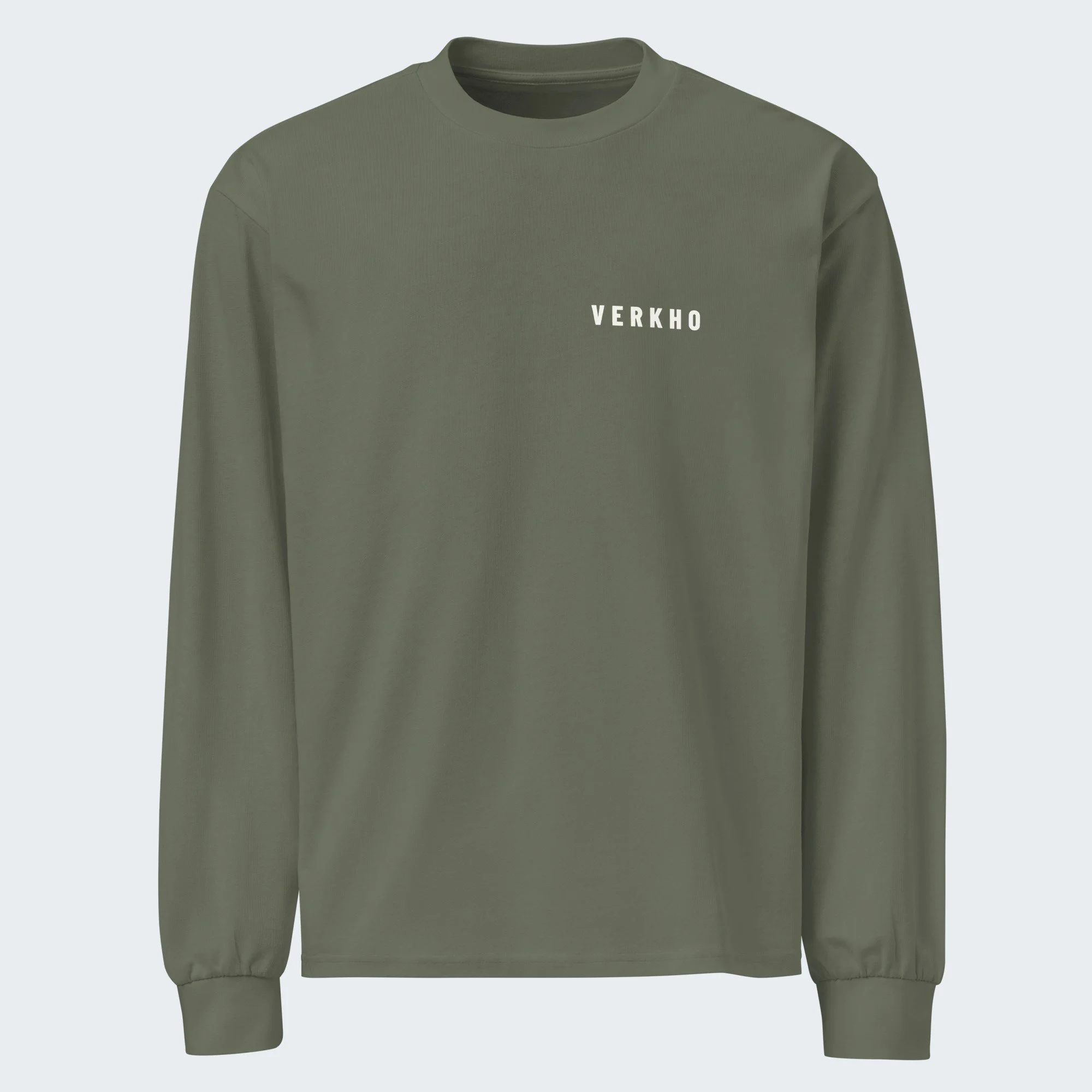 Tracked Wide Long Sleeve Tee · Front & Back