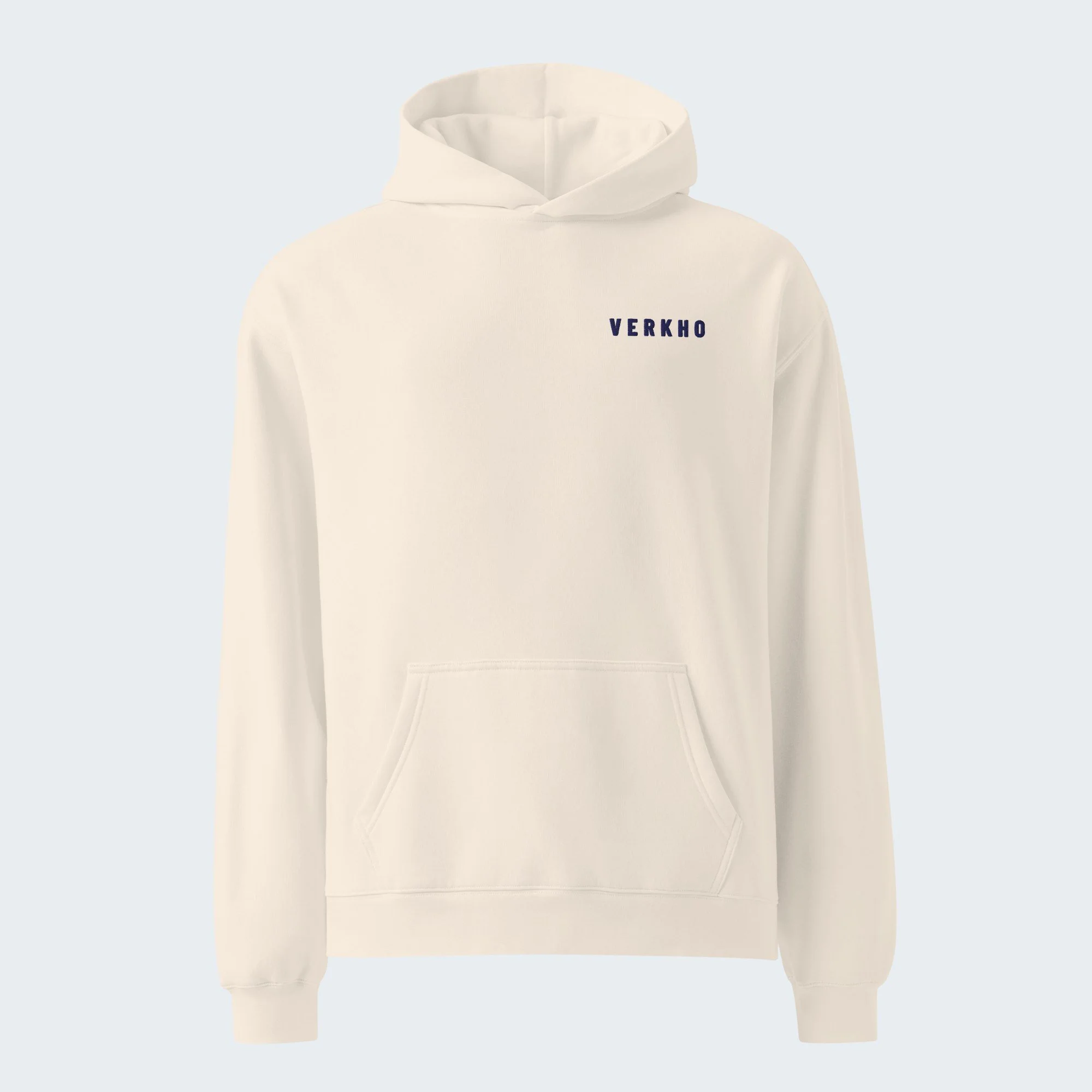 Tracked Wide Embroidered Hoodie