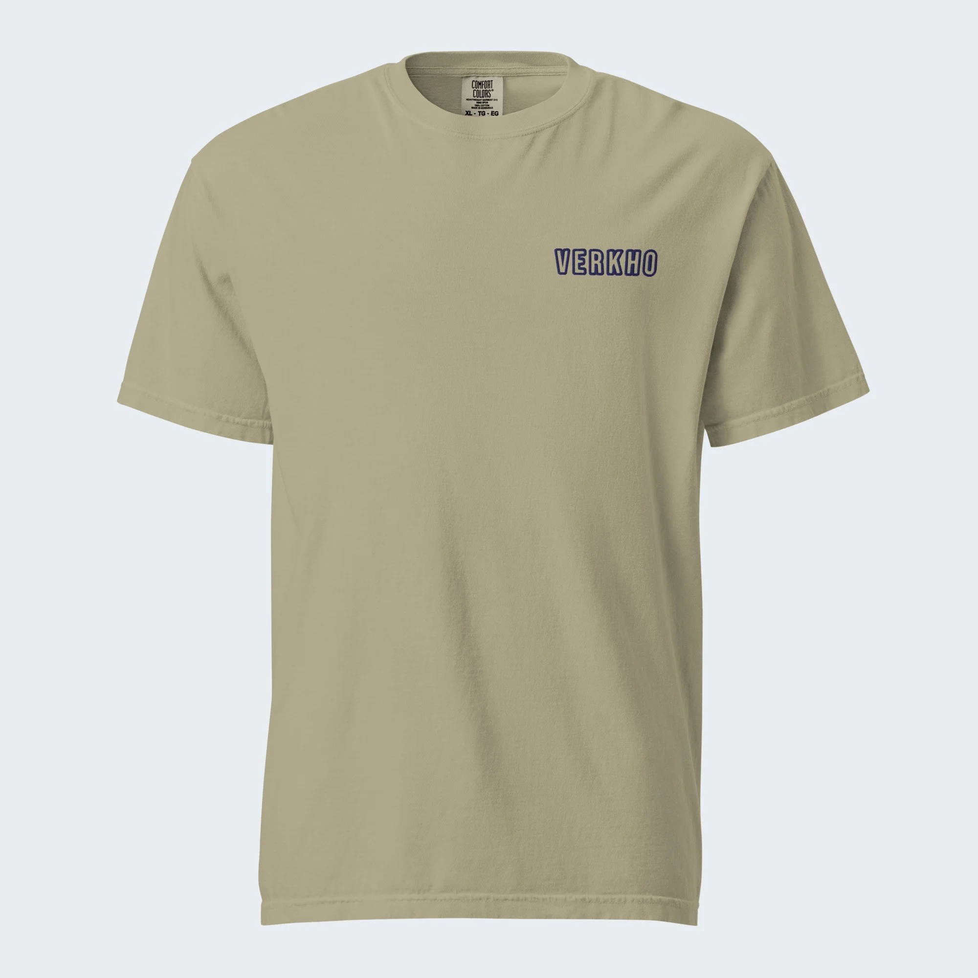 Outline Embroidered Tee · Front & Back
