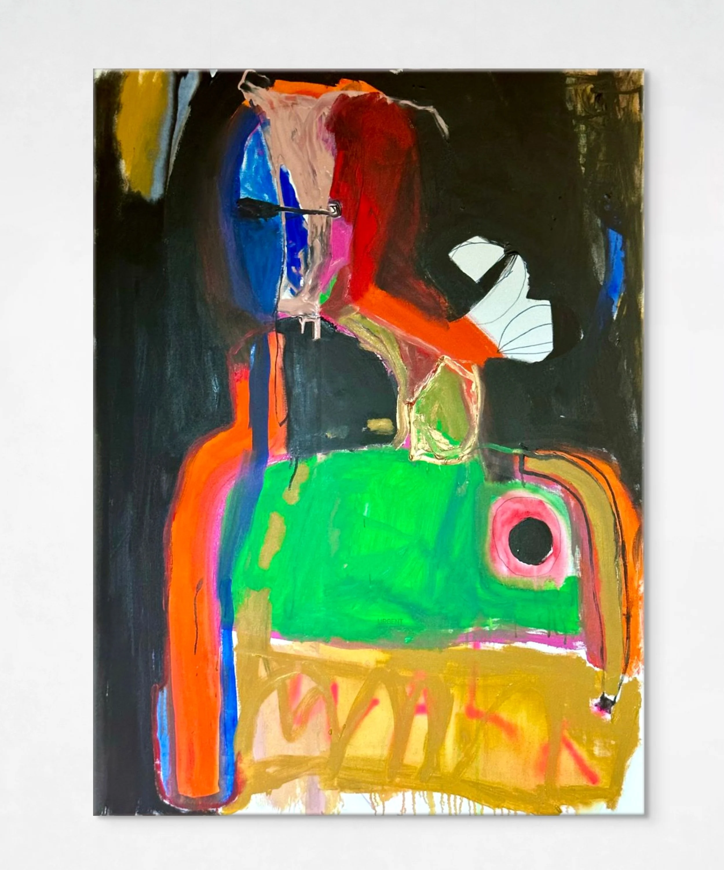 SHAKING OFF THE NUMB 
122 x 92
Mixed Media on Canvas
2024