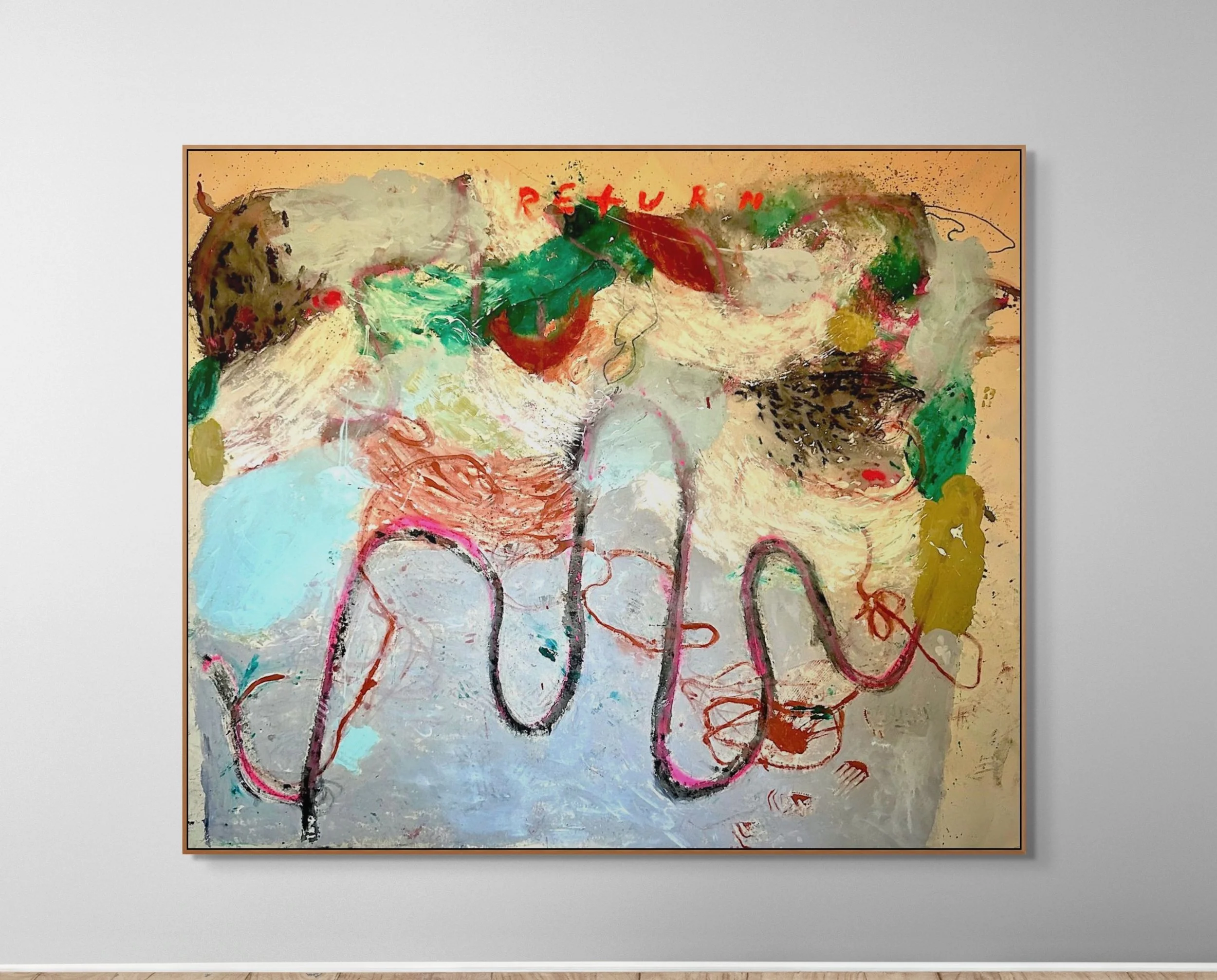 RETURN THE SHEEP GRAZIERS
179 x 200
Mixed Media on Canvas