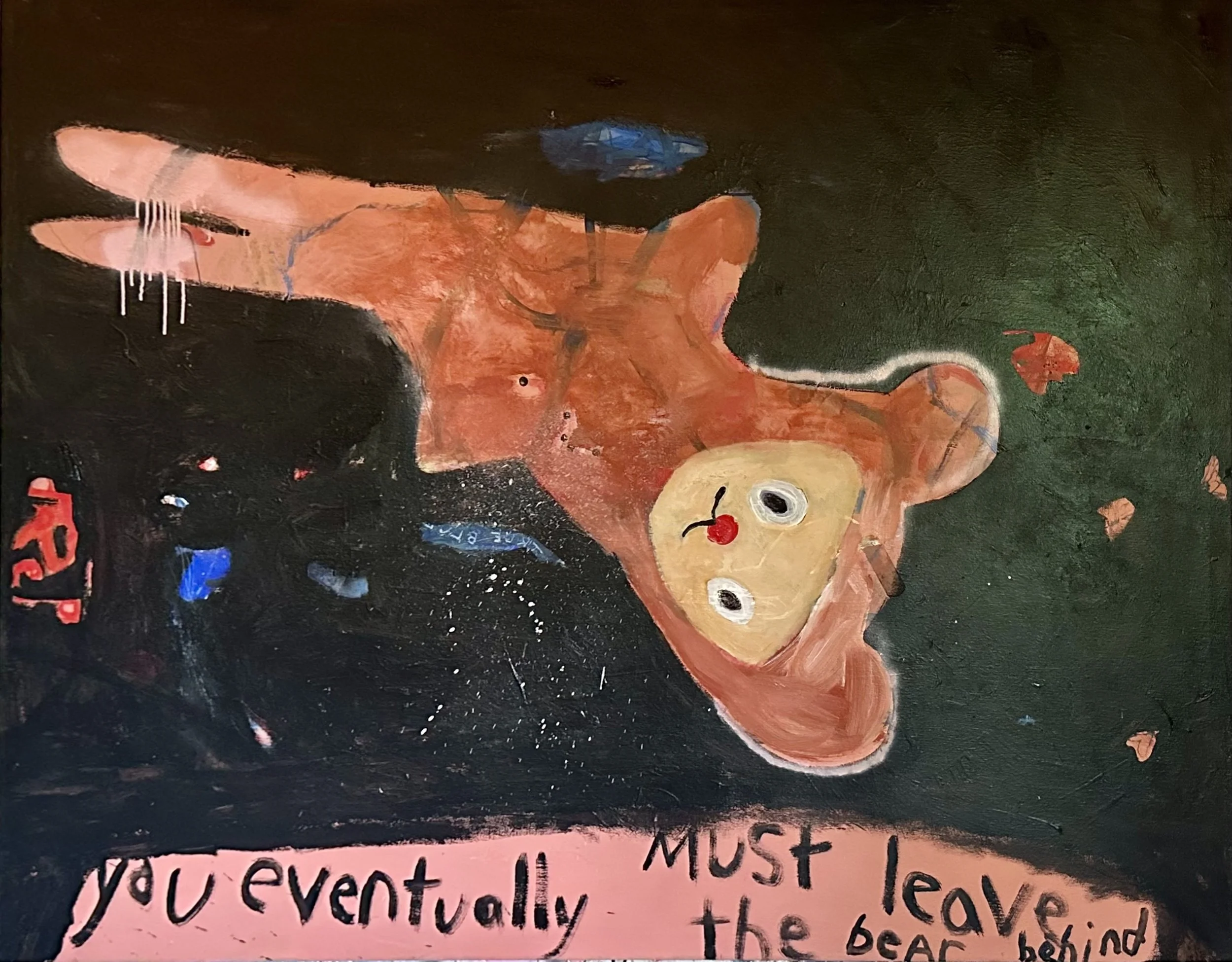 BUT THE BEAR STAYS
120 x 151
Mixed Media on Canvas