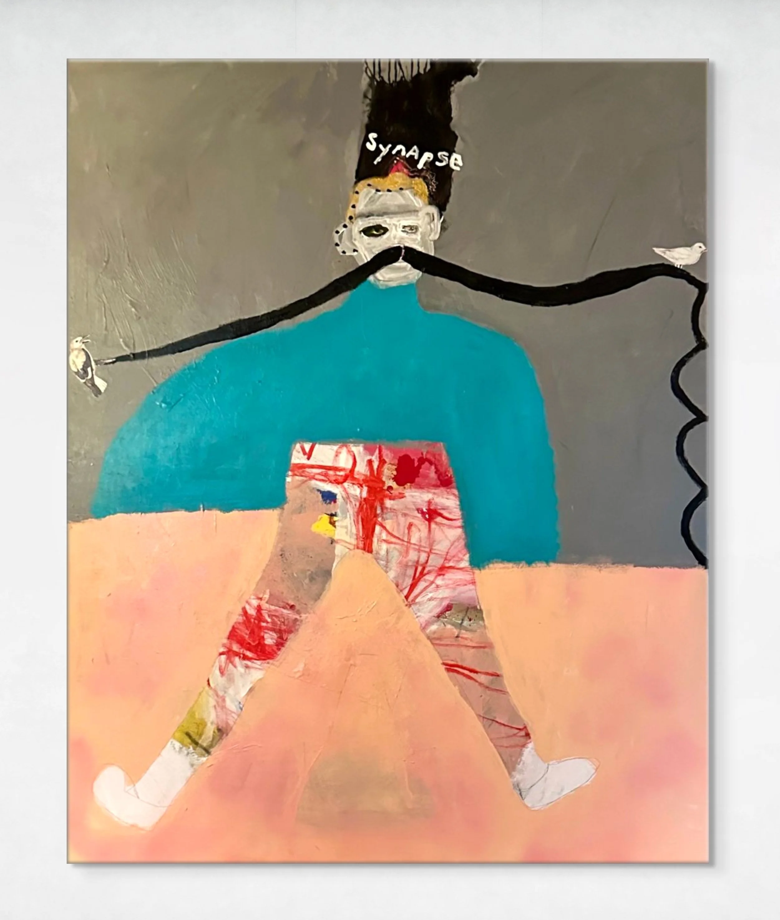 SYNAPSE PANTS AND THEIR WANDERING WAYS
152 x 121
Mixed Media on Canvas