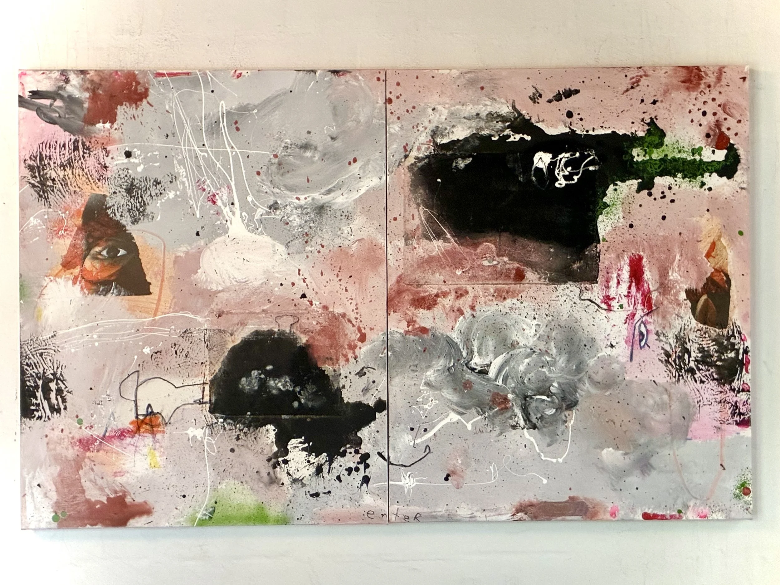 THE 10TH AND B FEELS
76 x 122
Mixed Media and Collage on Canvas