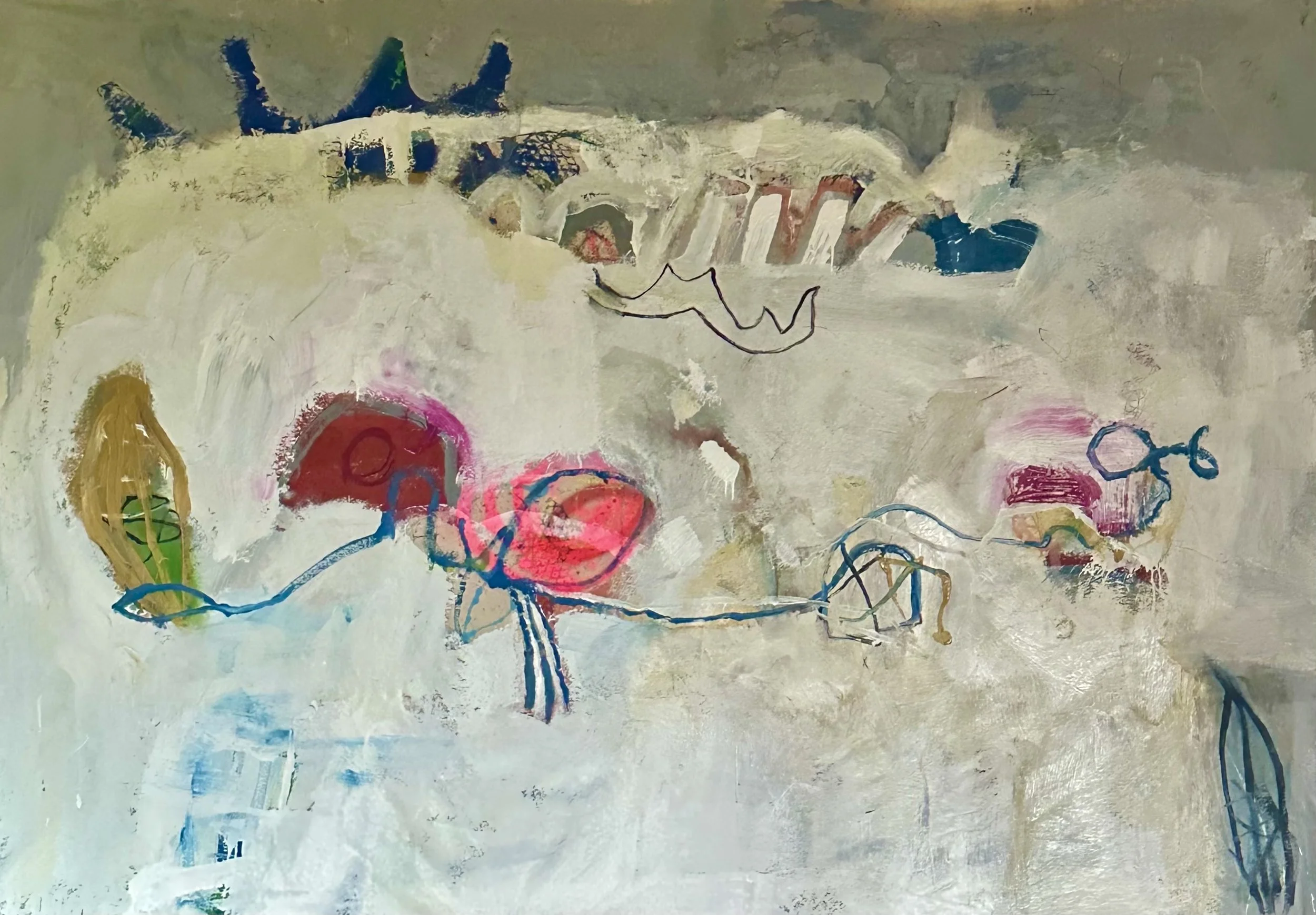 SUPER VALID AND PLAYS THE CELLO / SOLD
118 x 168
Mixed Media on Canvas