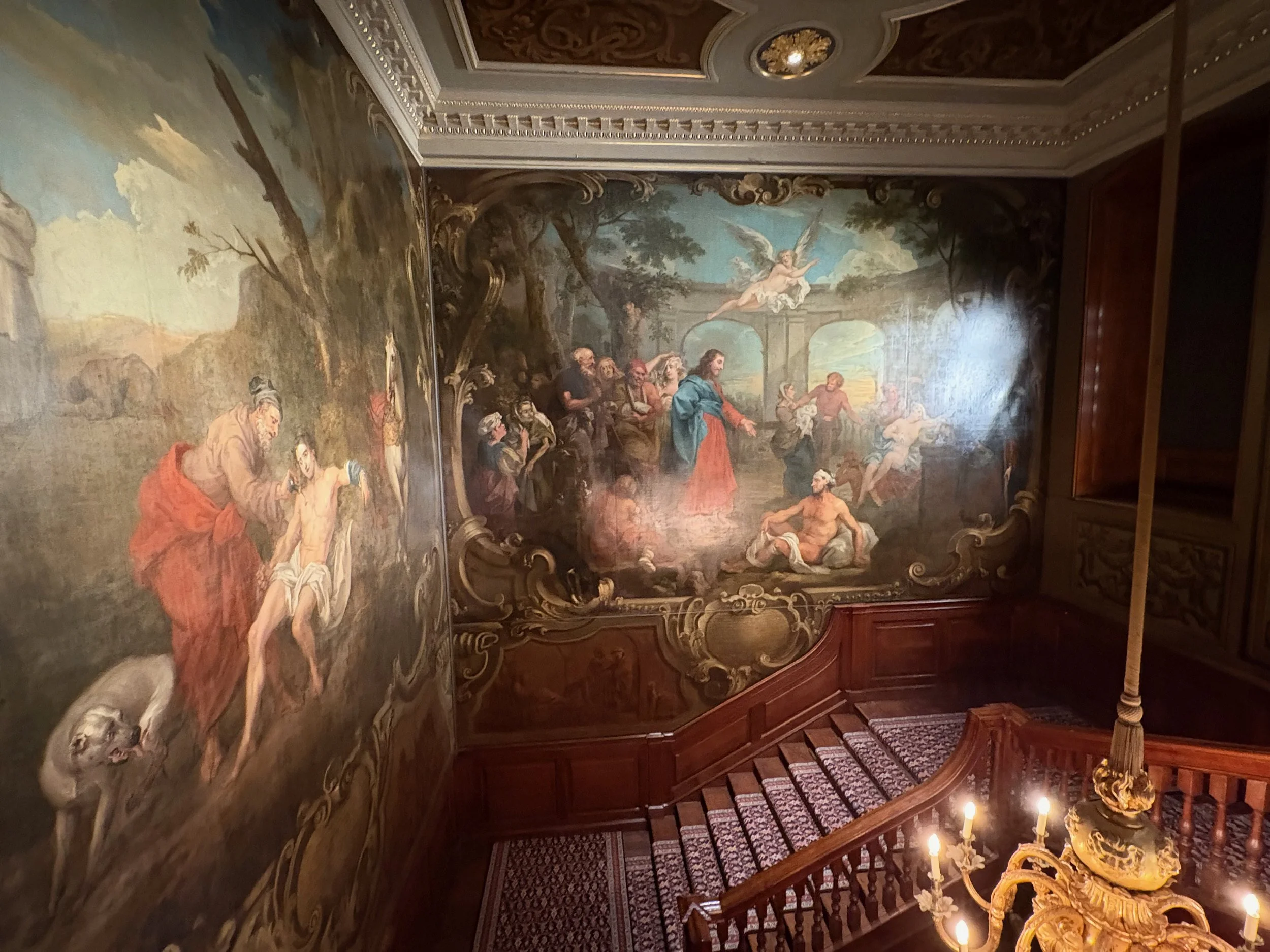 Historic ceiling in the North Wing at St Bartholomew’s Hospital, London