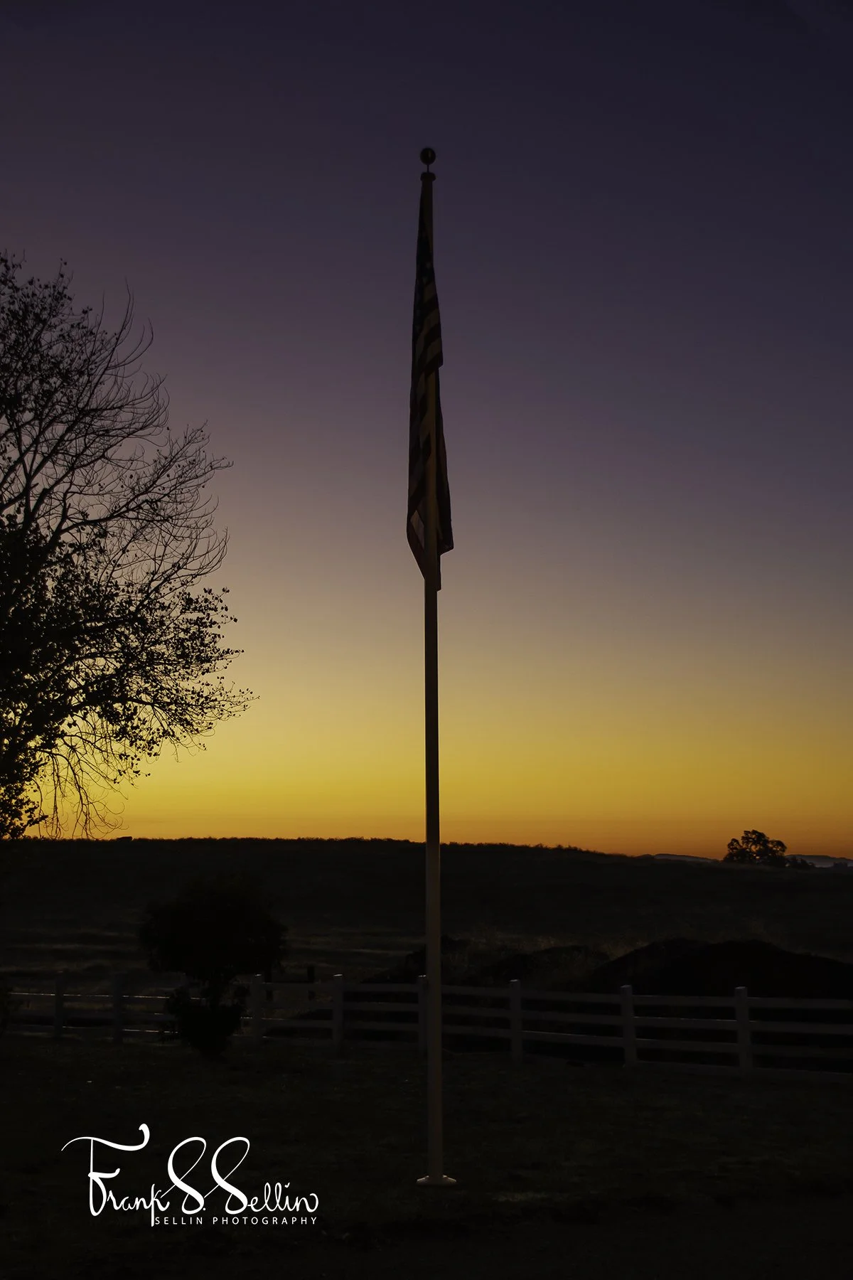 "Sunrise over the Flag"