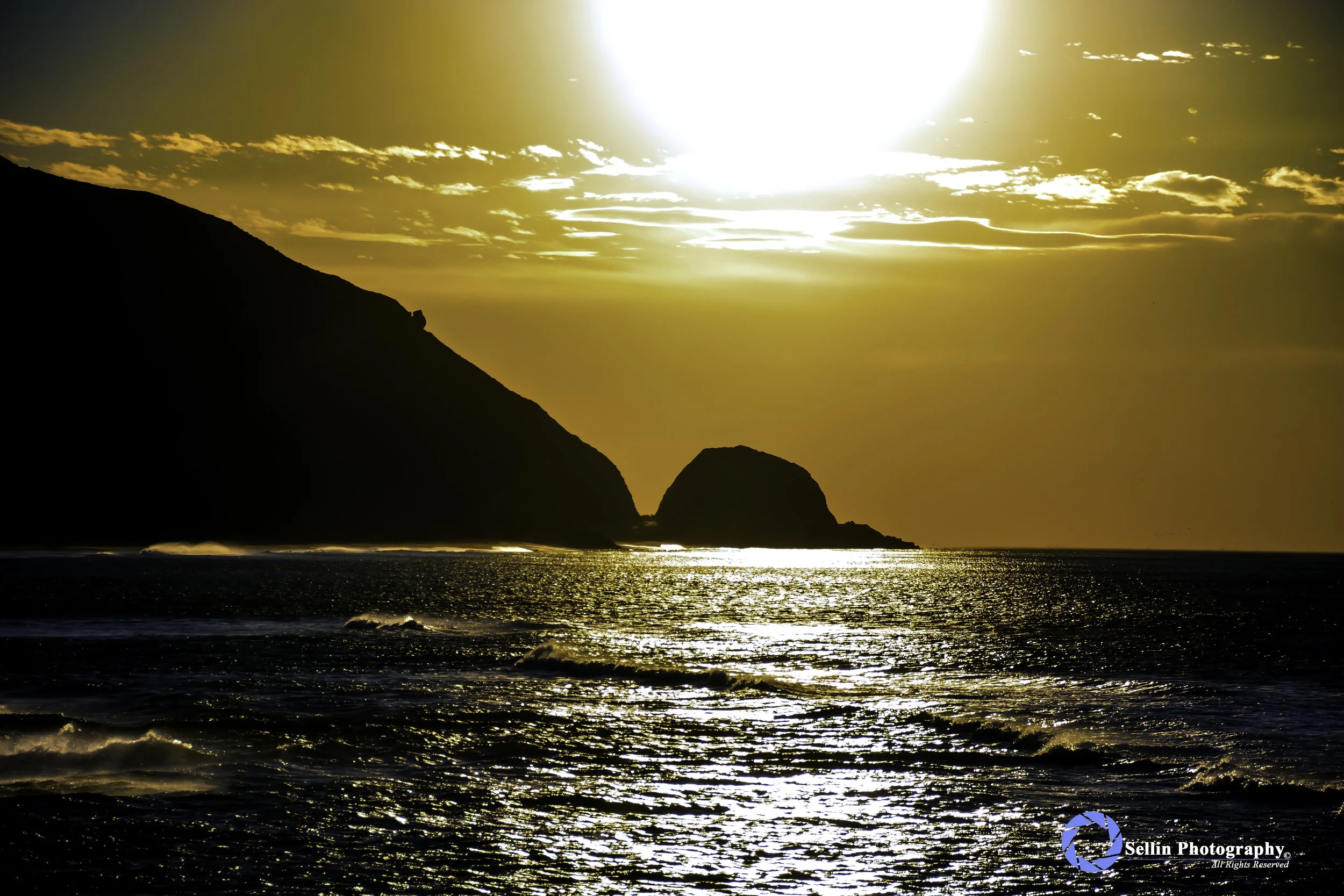 "Mugu Rock meets the Ocean"