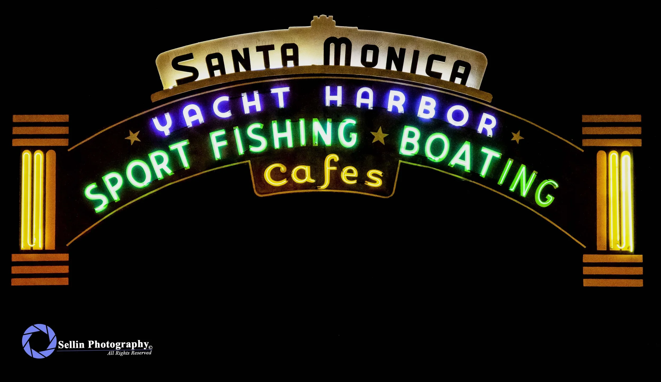 "Santa Monica Pier at O'Dark Thirty"