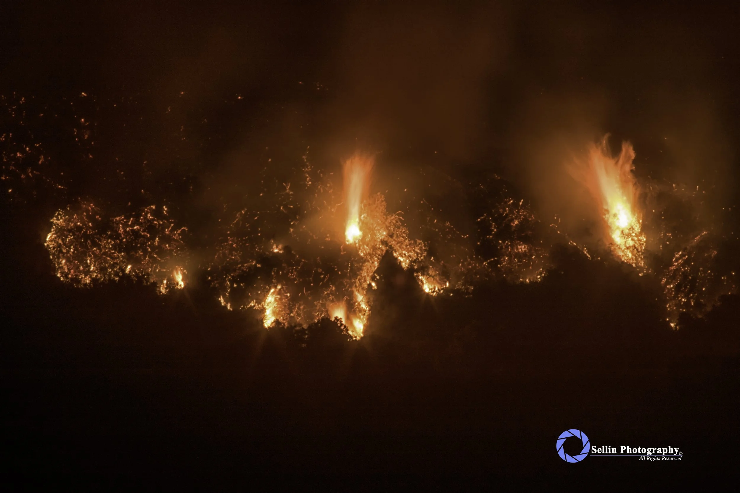 "Volcanic Eruption over Carpinteria"