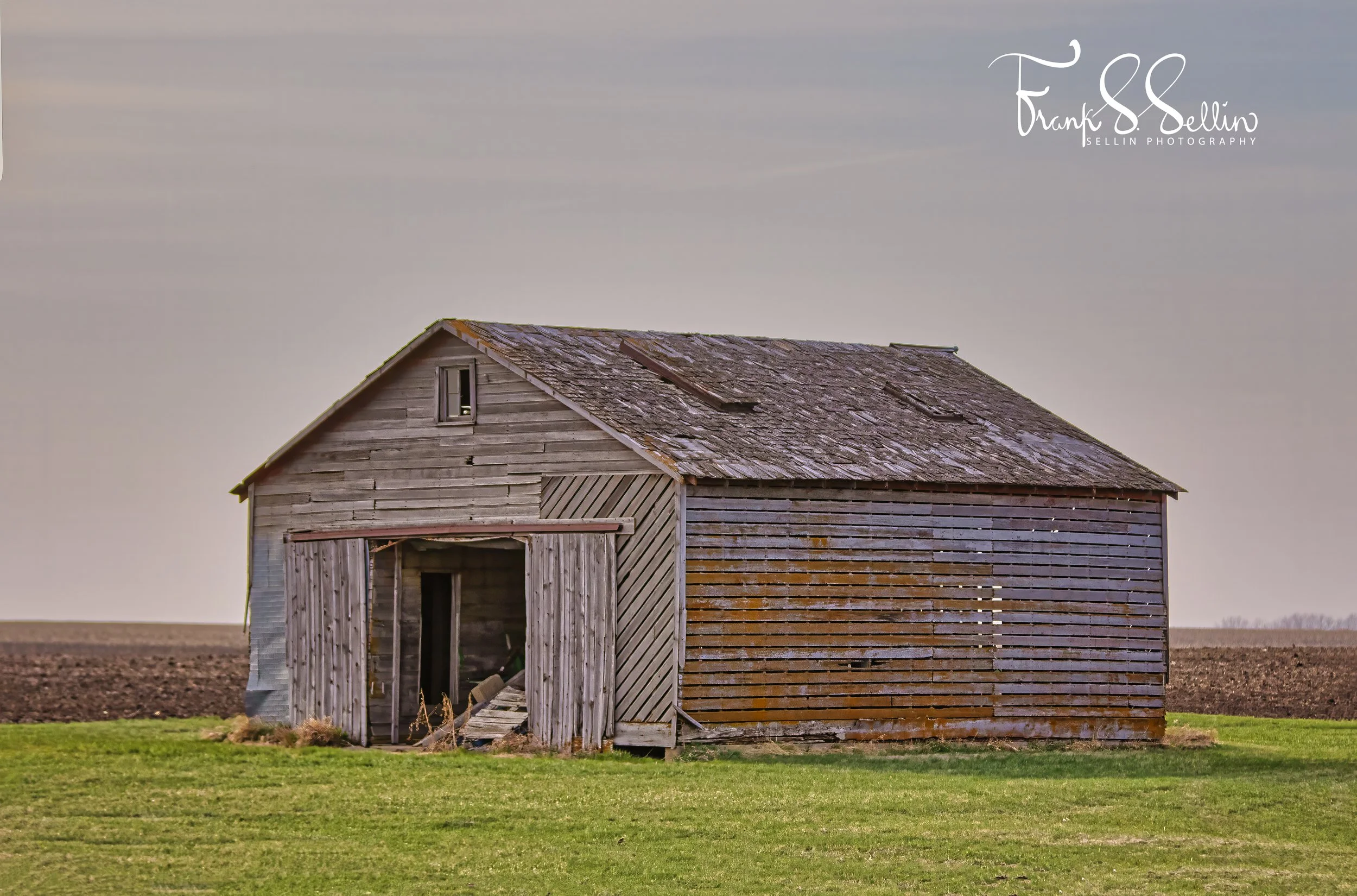 "Fading Corn Crib"