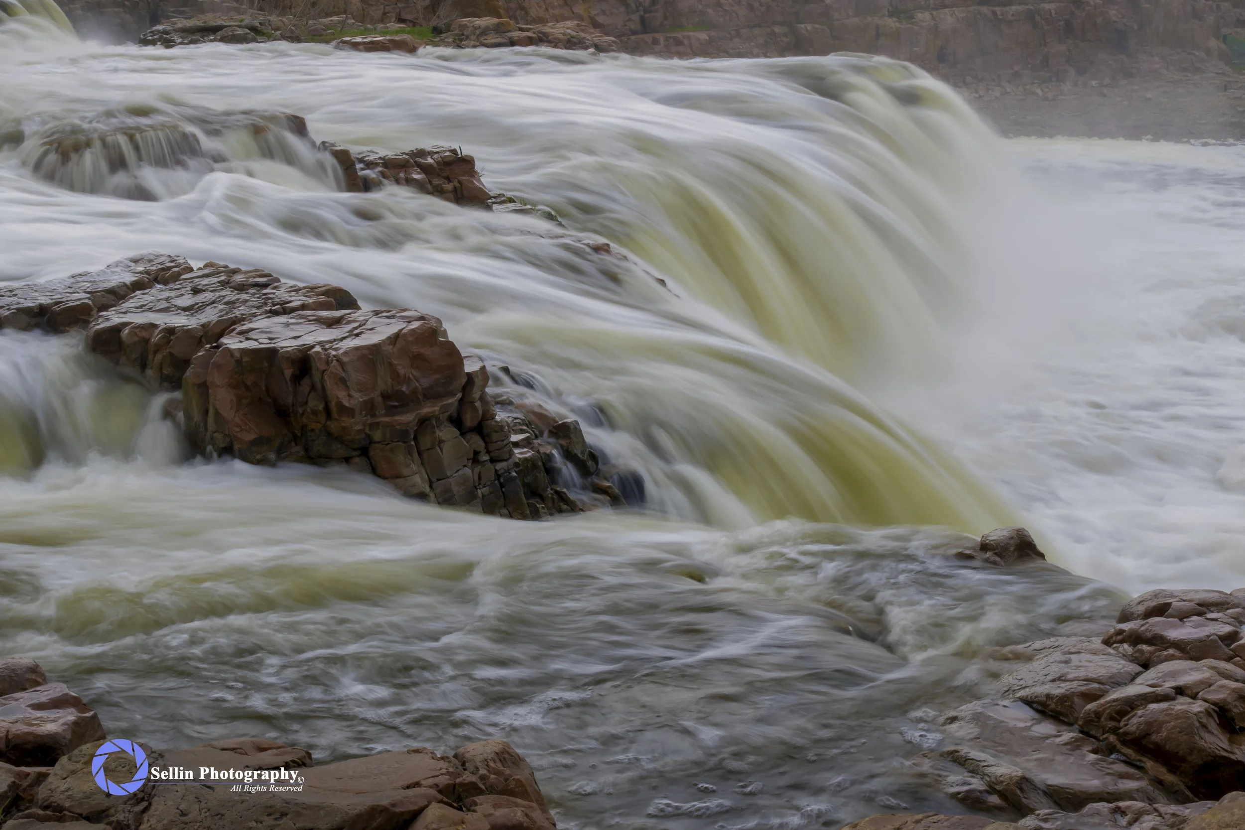 "Big Sioux River Waterfalls"