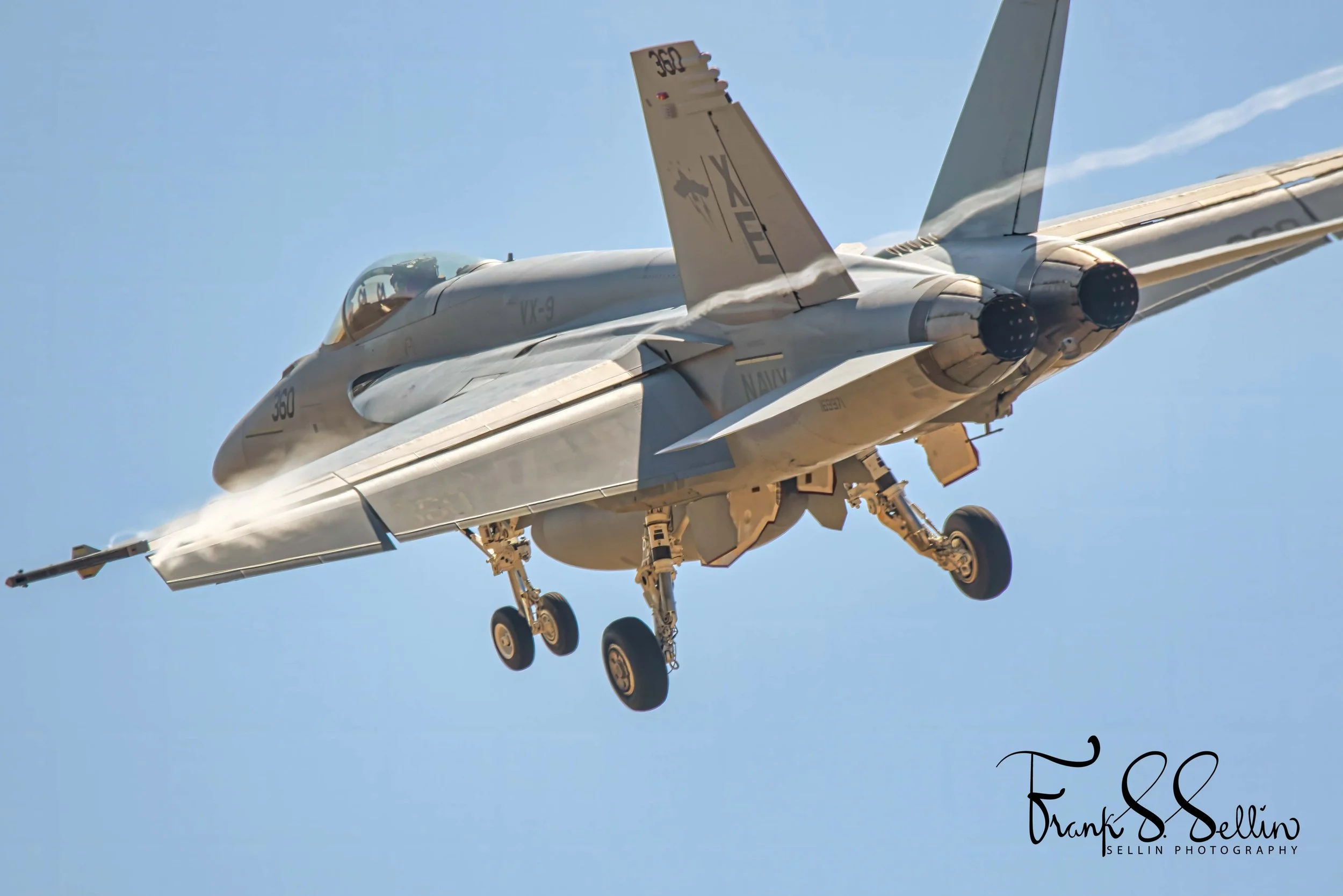 "Vampire Super Hornet on Final"