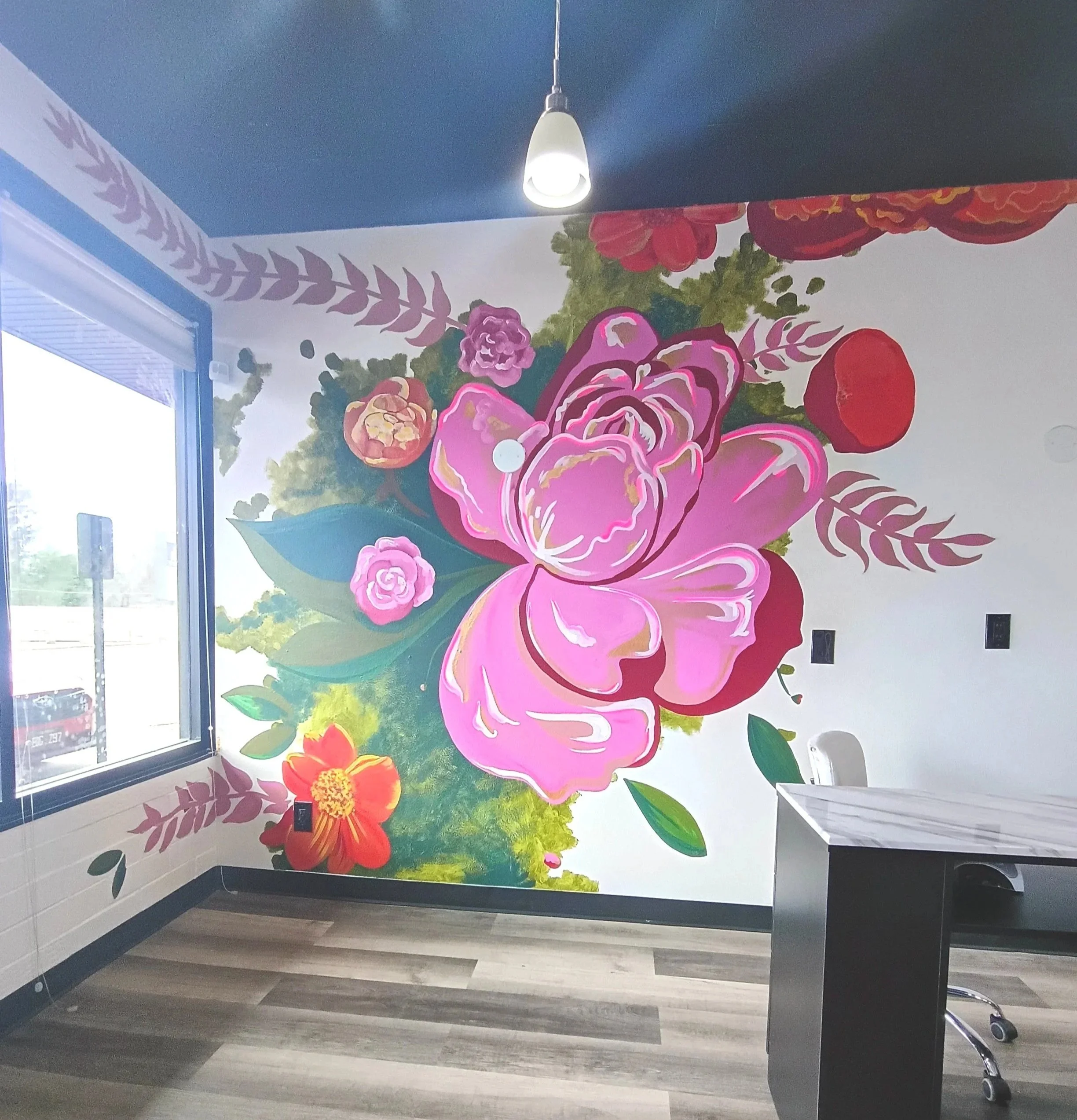Acrylic Interior Mural on Drywall