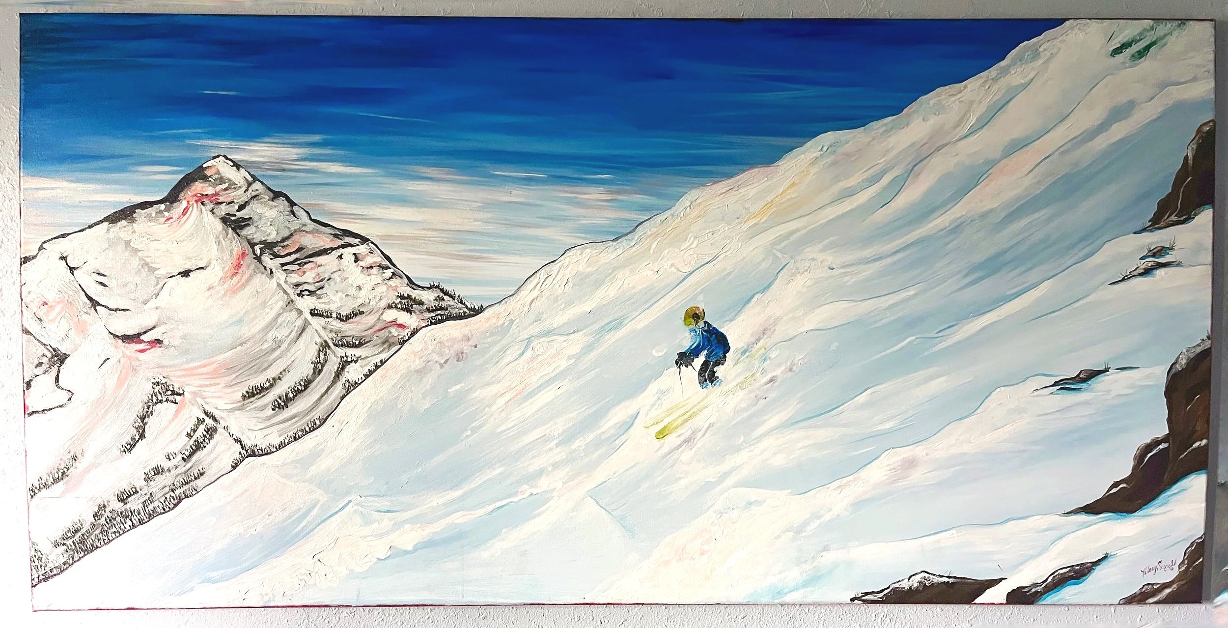 Acrylic on Canvas 72"x12"