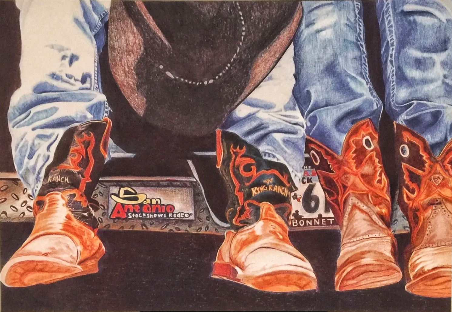 Colored Pencil on Paper 24"x16"