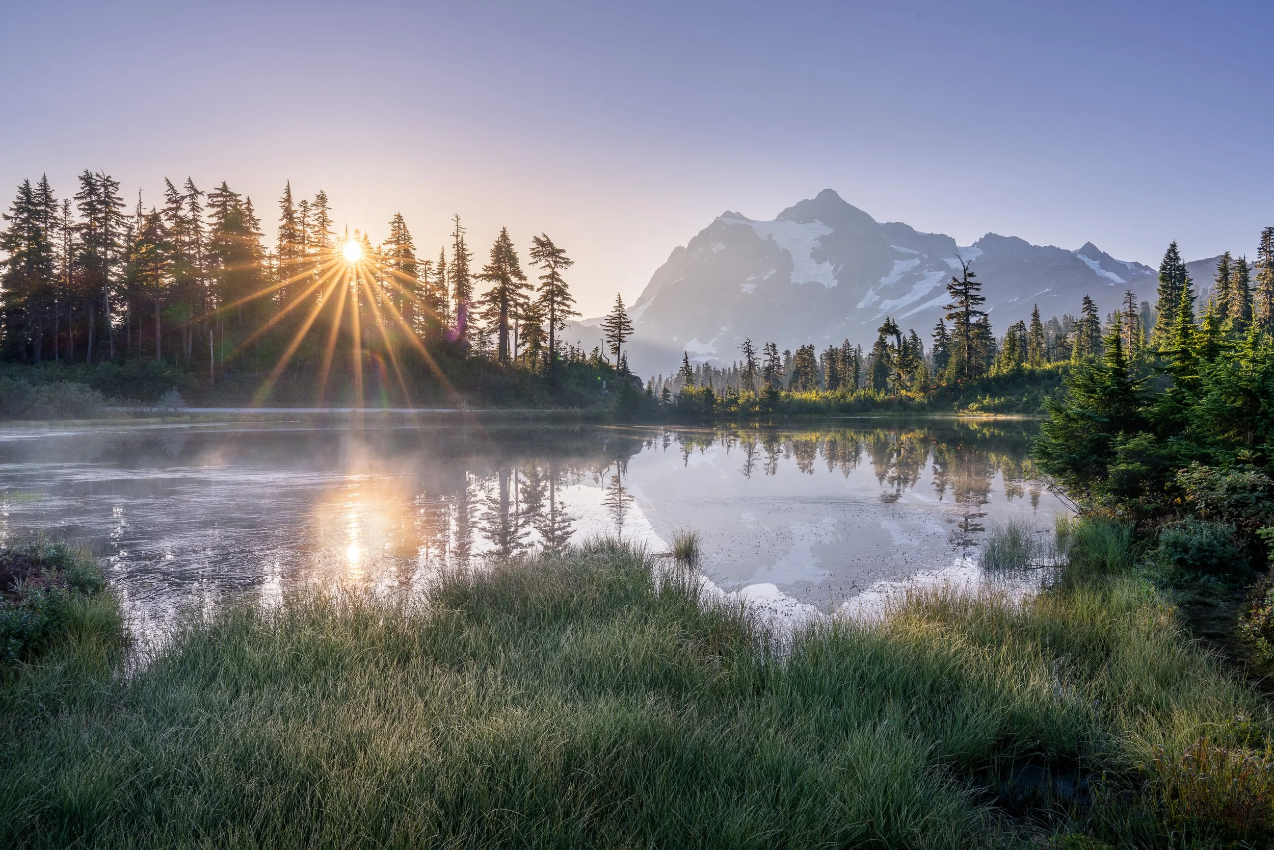 FIRST LIGHT REFLECTION  |  Picture Lake, WA