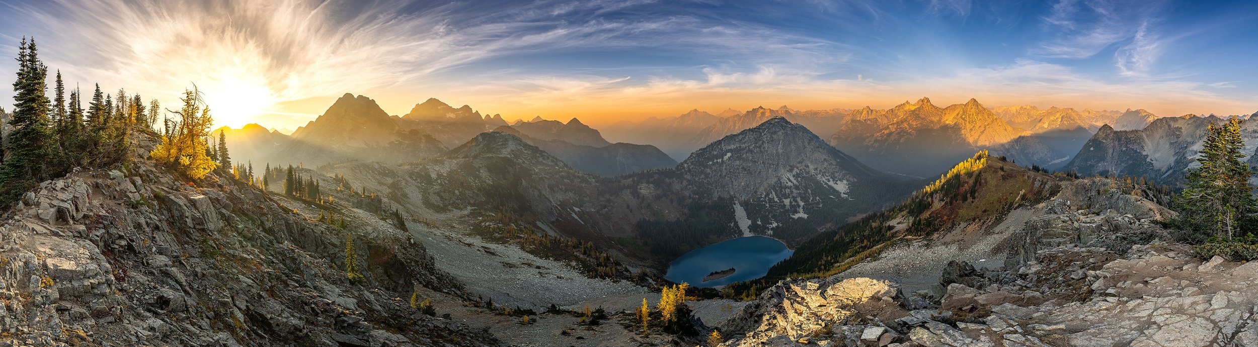 MAPLE PASS SUNSET  |  North Cascades, WA