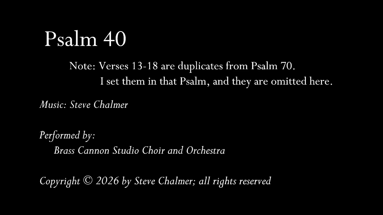 Psalm 40