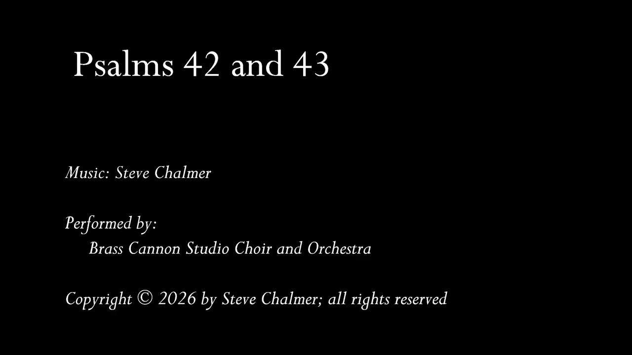 Psalms 42 and 43