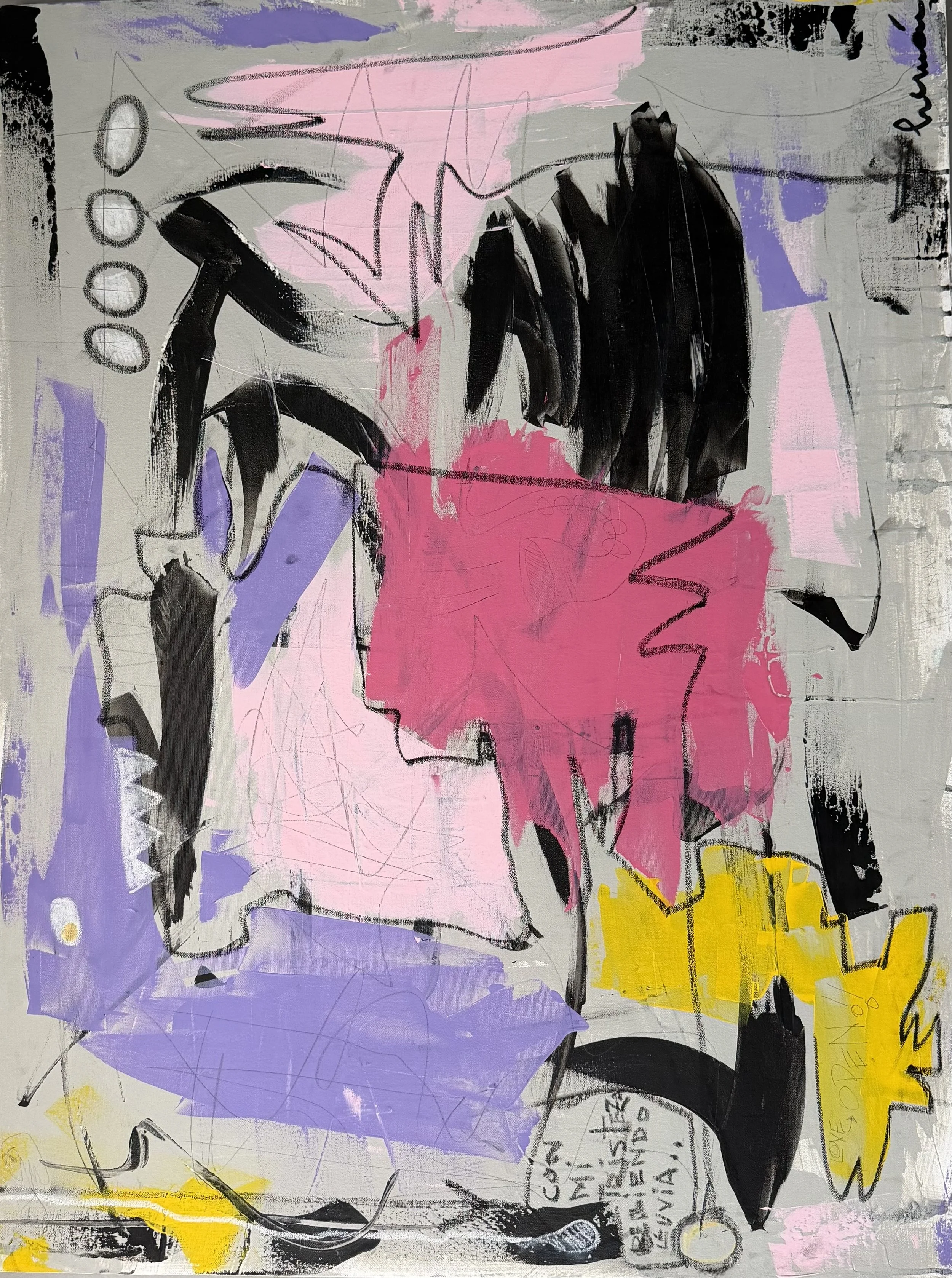 Acrílico sobre lienzo · 100 × 100 cm