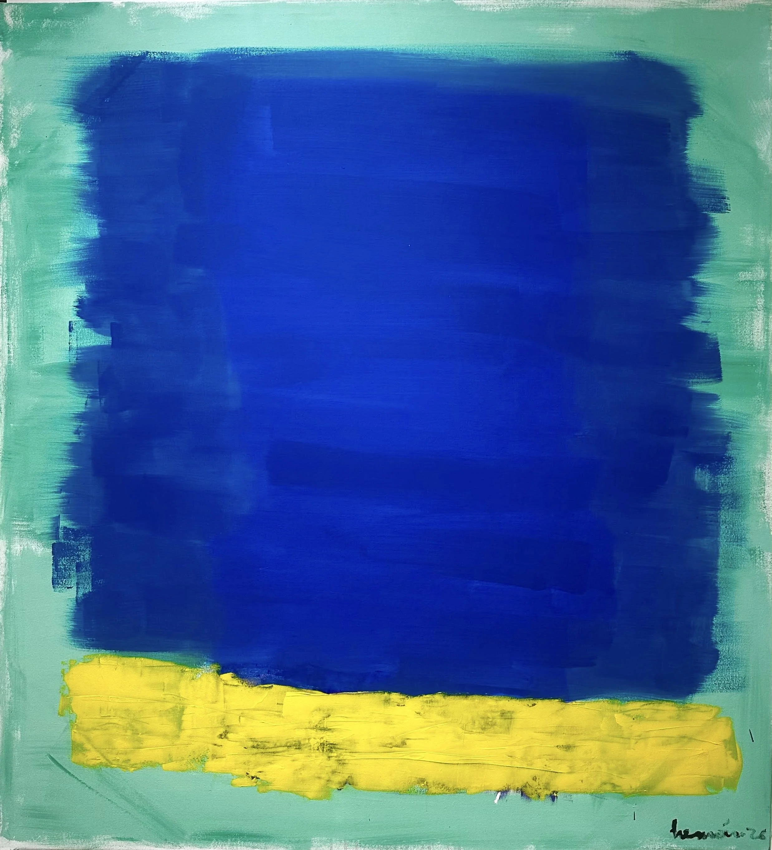 Rotko in love
Acrílico sobre lienzo · 150 × 150 cm
