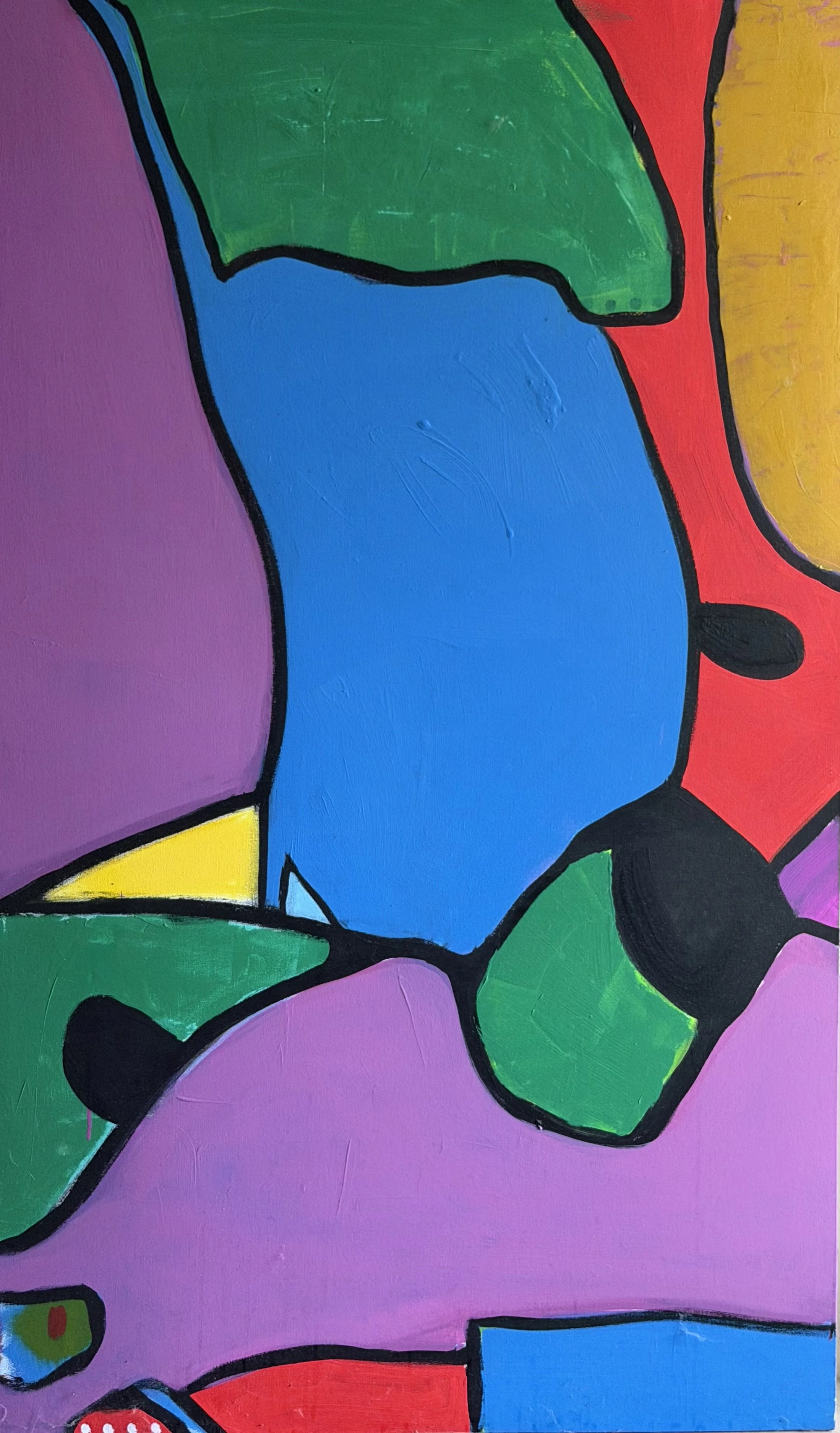 Acrílico sobre lienzo · 150 × 90 cm