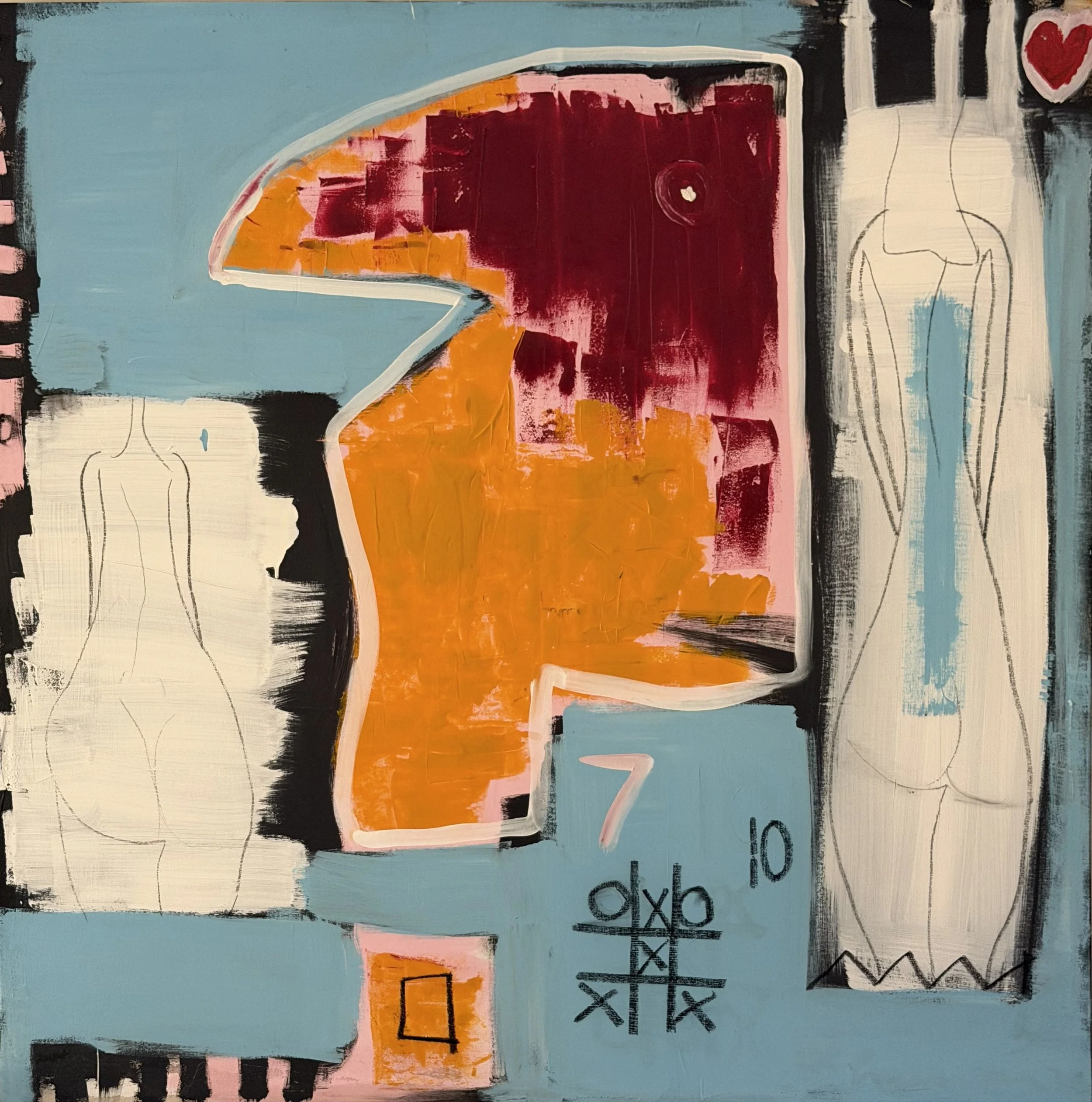 Cuerpos
Vendido · Acrílico sobre lienzo · 110 × 110 cm